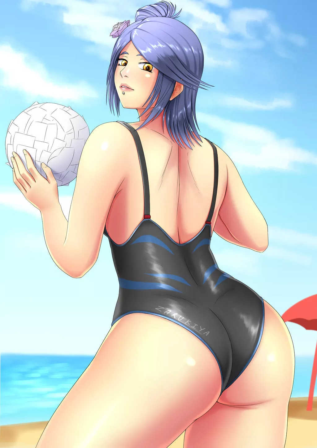 Beach day with Konan (Zarukiya) posted by Ricky190