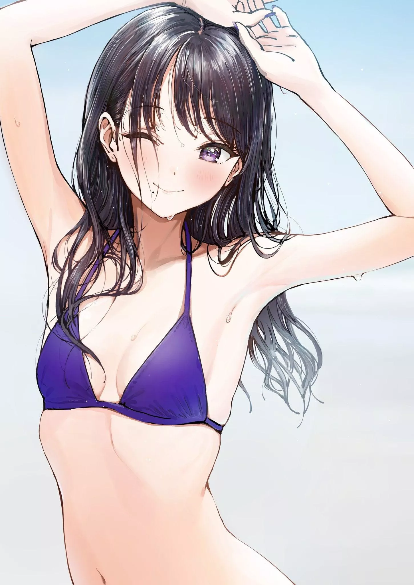 Beach day with kouhai posted by maybeharu