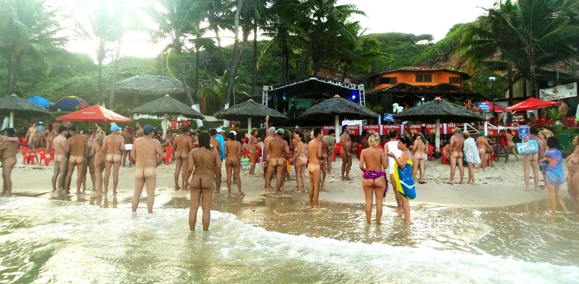 Beach party posted by NaturistPictures