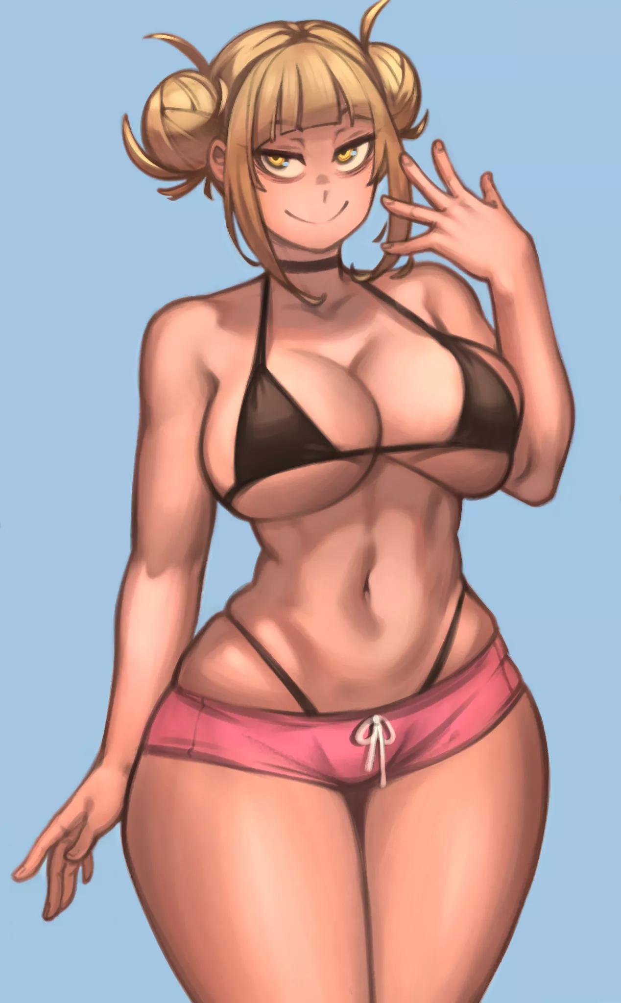 Beach Toga [lineart: Kelvin Hiu, coloring: Lentiyay] posted by AnotherHellCheese