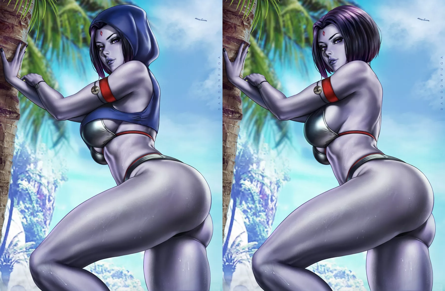 Beachqueen Raven (Dandonfuga) [DC Comics] posted by Kuro-Oji