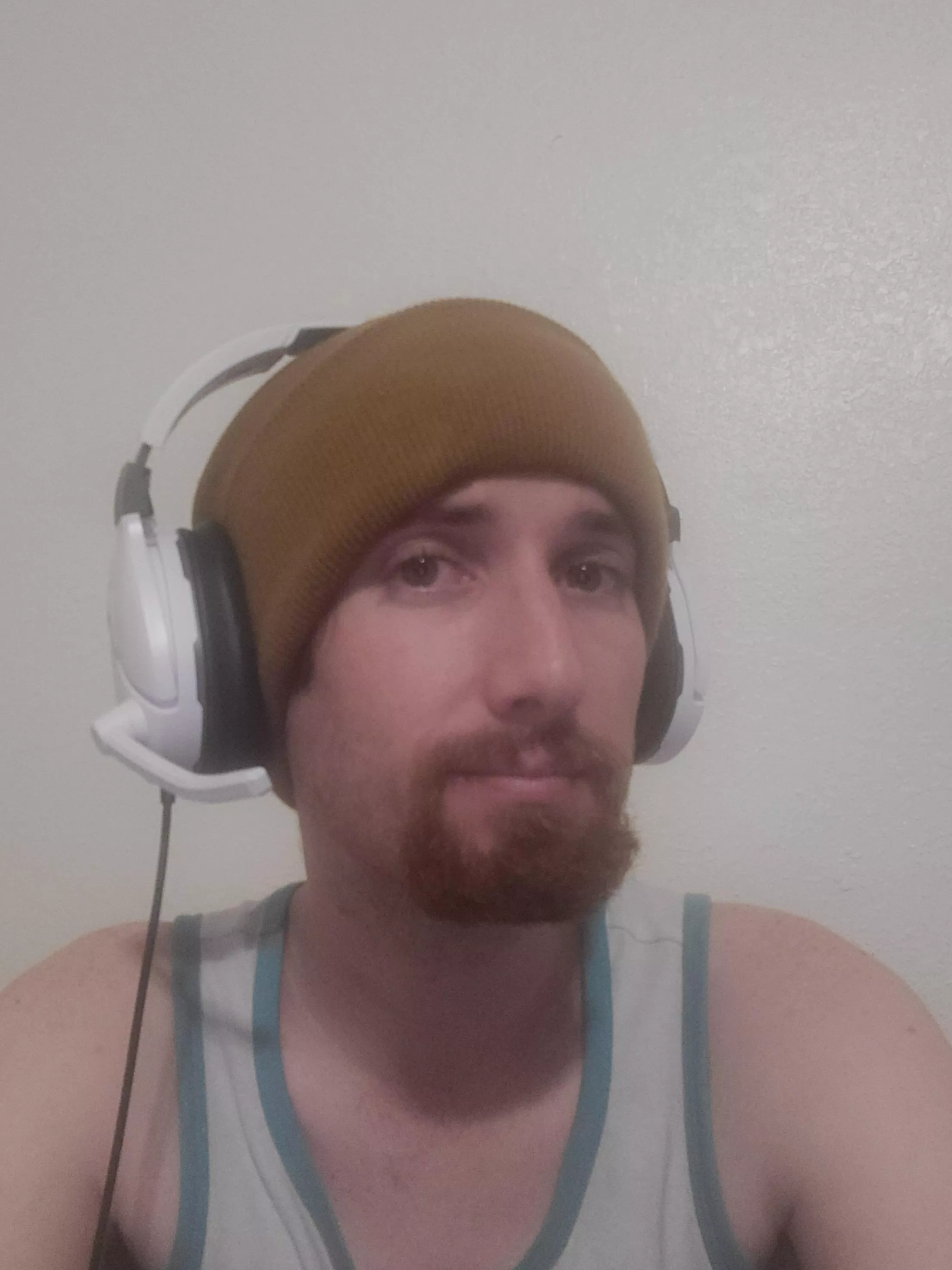 Beanie + headset = comfy gamer!. Hit me up boys! posted by theunusabl