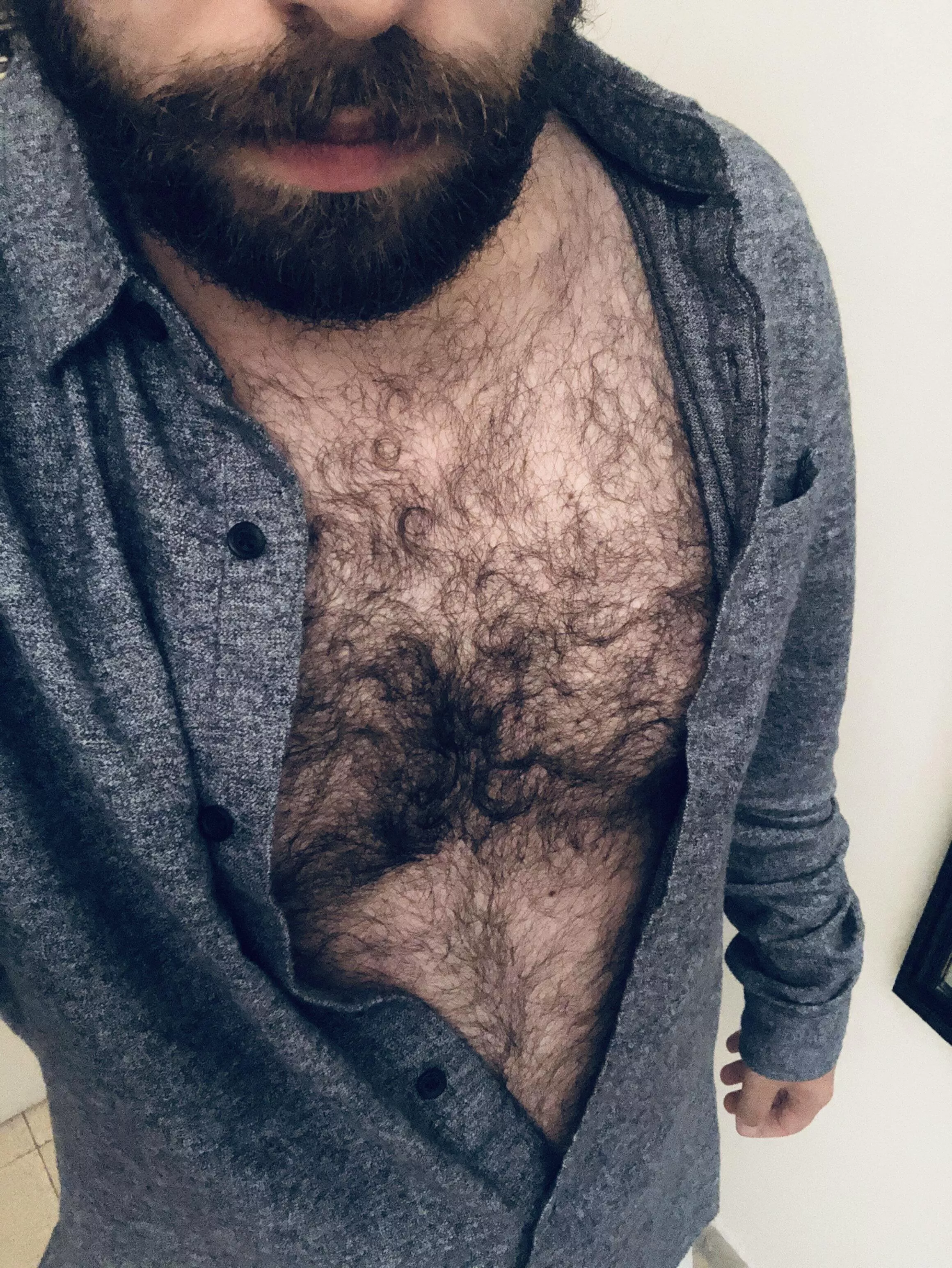 Beard and hairy chest posted by geva1234