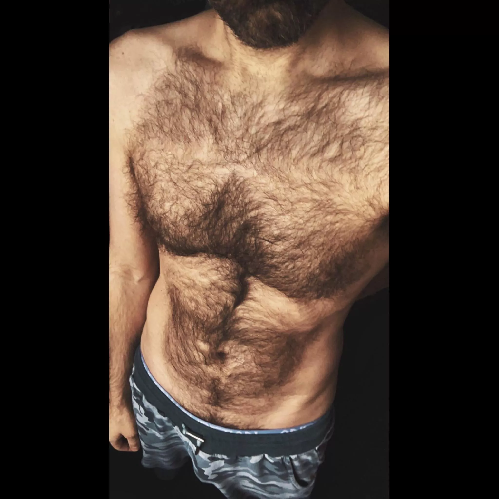 Beard, boobs & bulge. posted by jerseyjaxoff