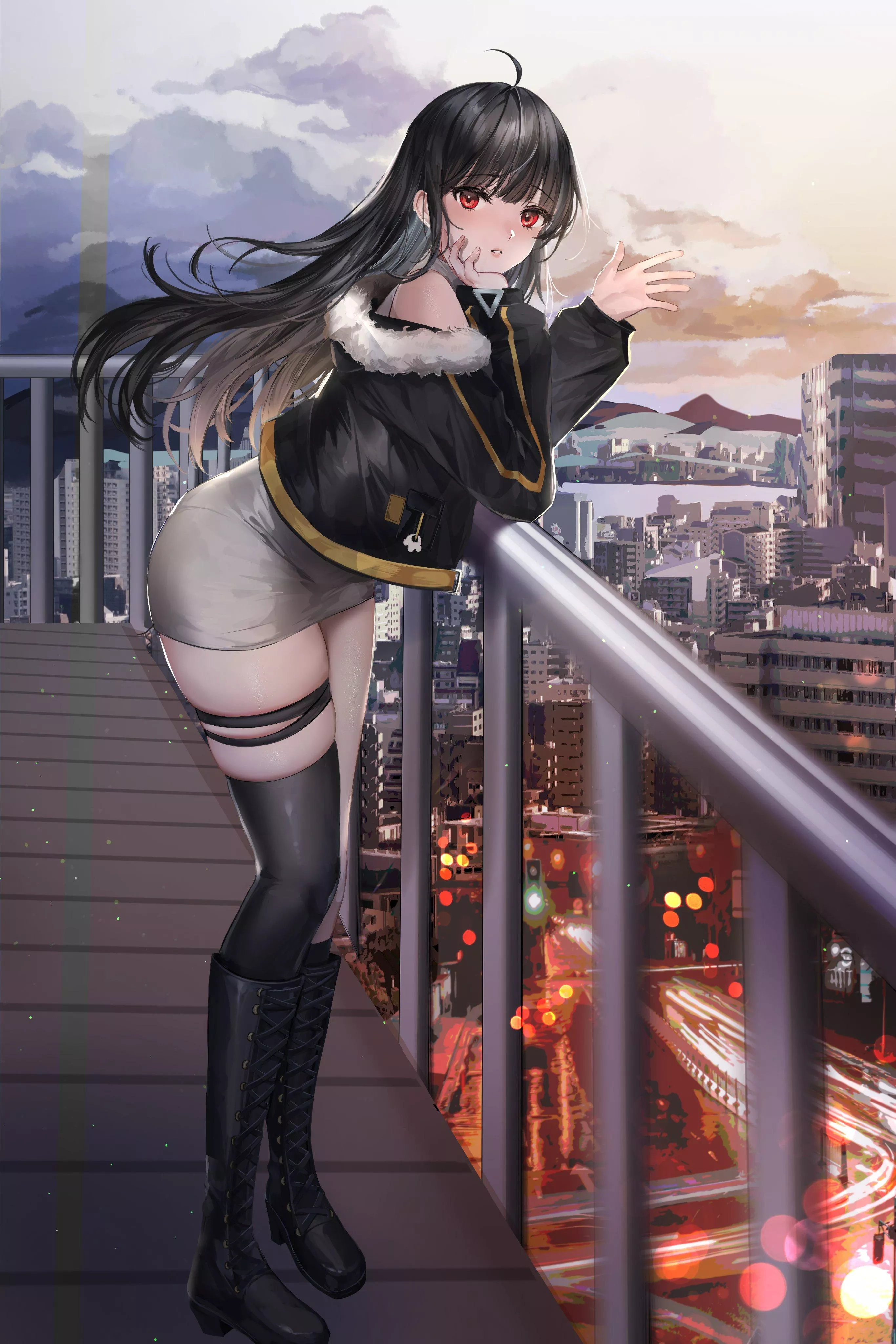 Beautiful view and thighhighs posted by xSaviour_N