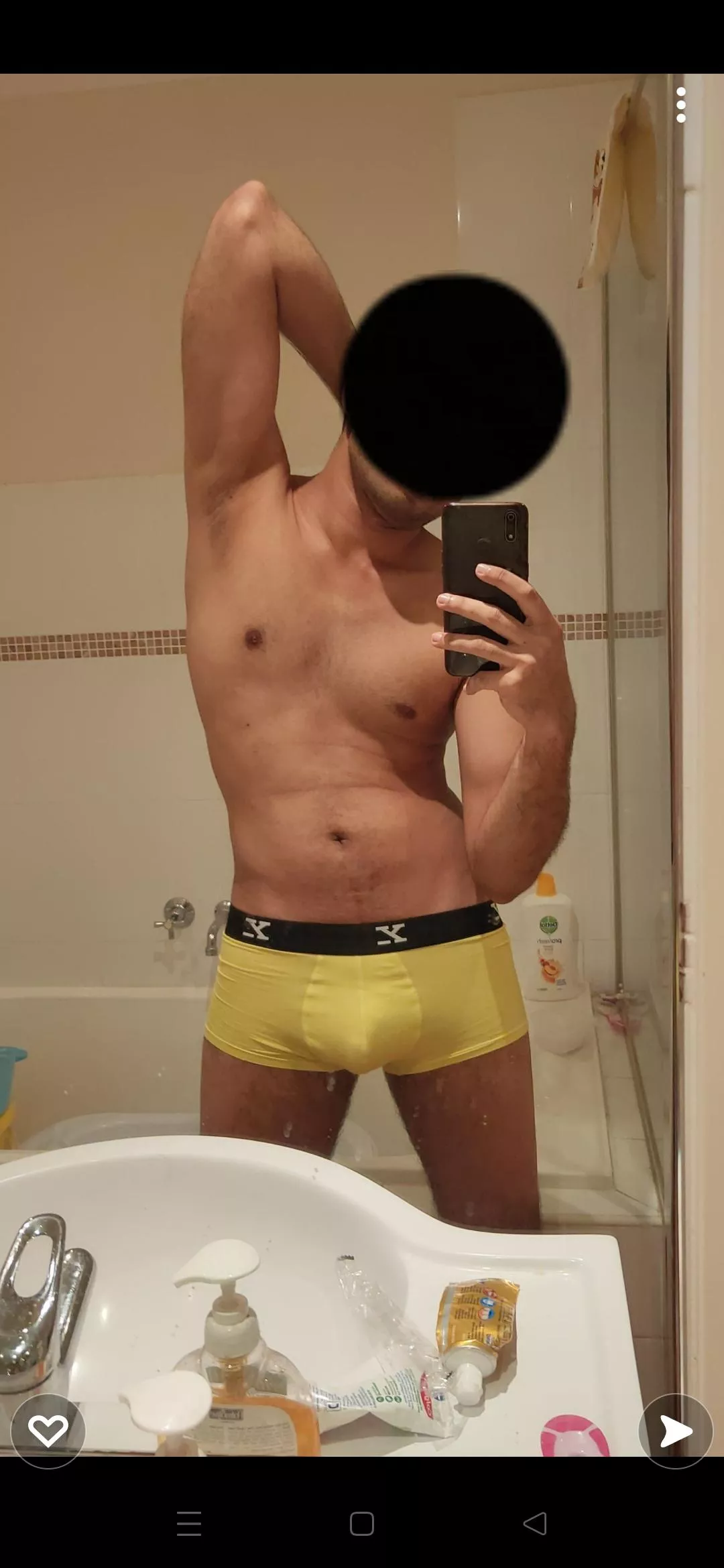 Because I like yellow 💛. Should I try thongs? posted by StraightguyABC