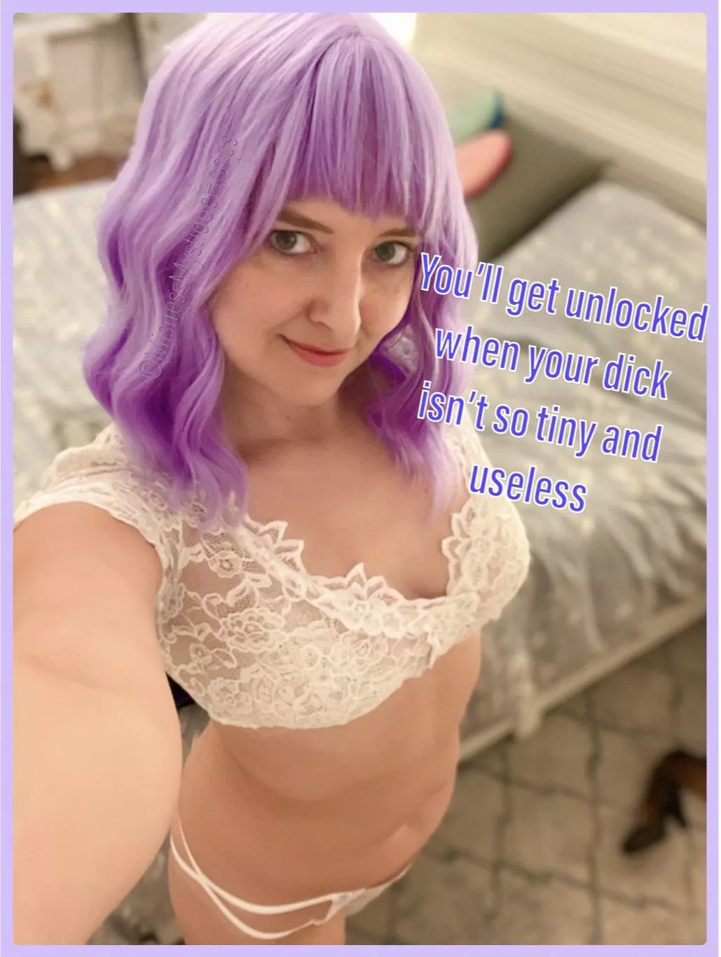 Because what would be the point otherwise? Your pleasure means nothing to me 💜😈💜 posted by MistressMystiqueHoop