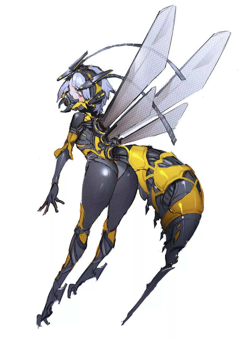 Bee Girl Bodysuit (Mogumo) [Original] posted by sequence_string