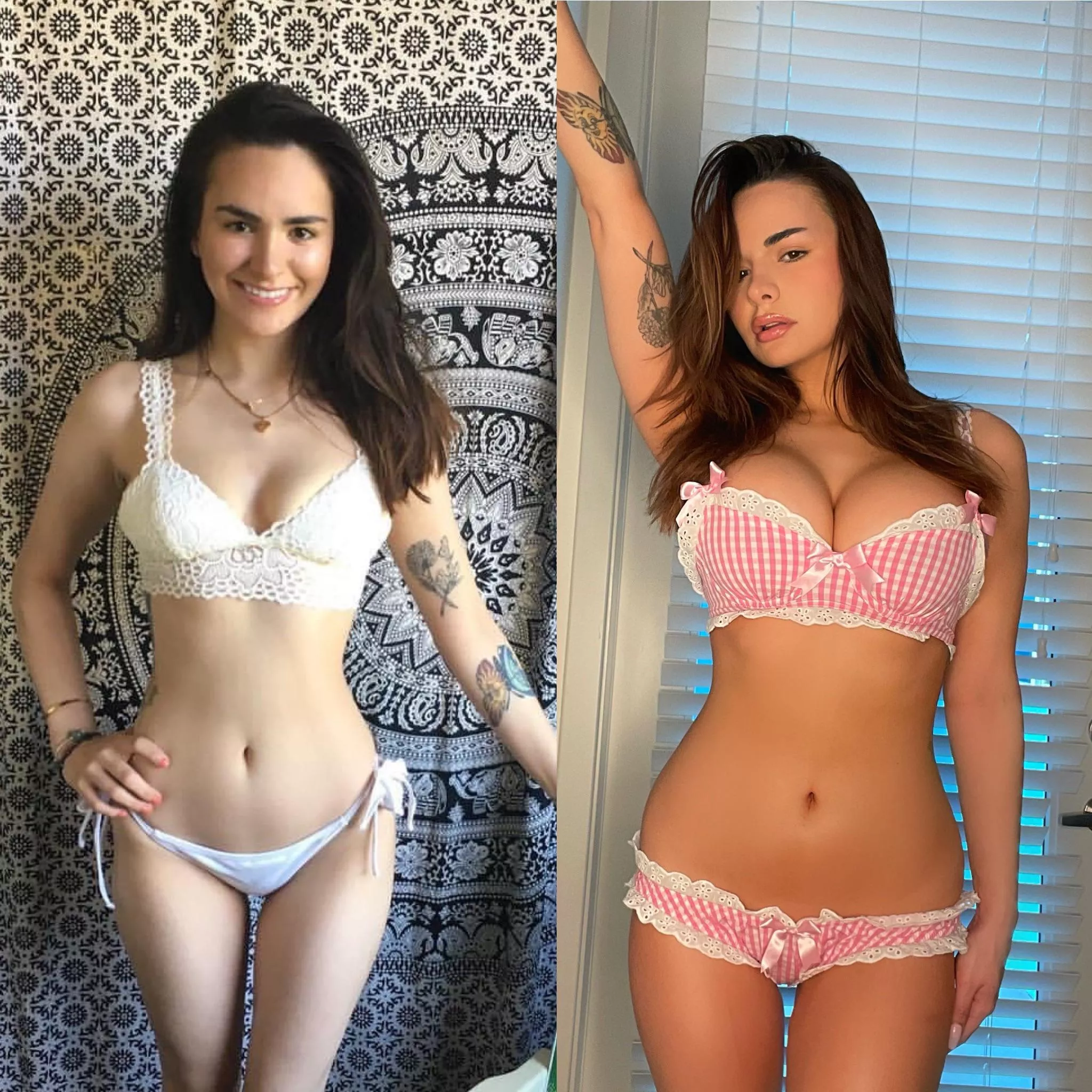 before was me battling bulimia and anoerxia and now m bimbo with recovery  posted by floodinsight