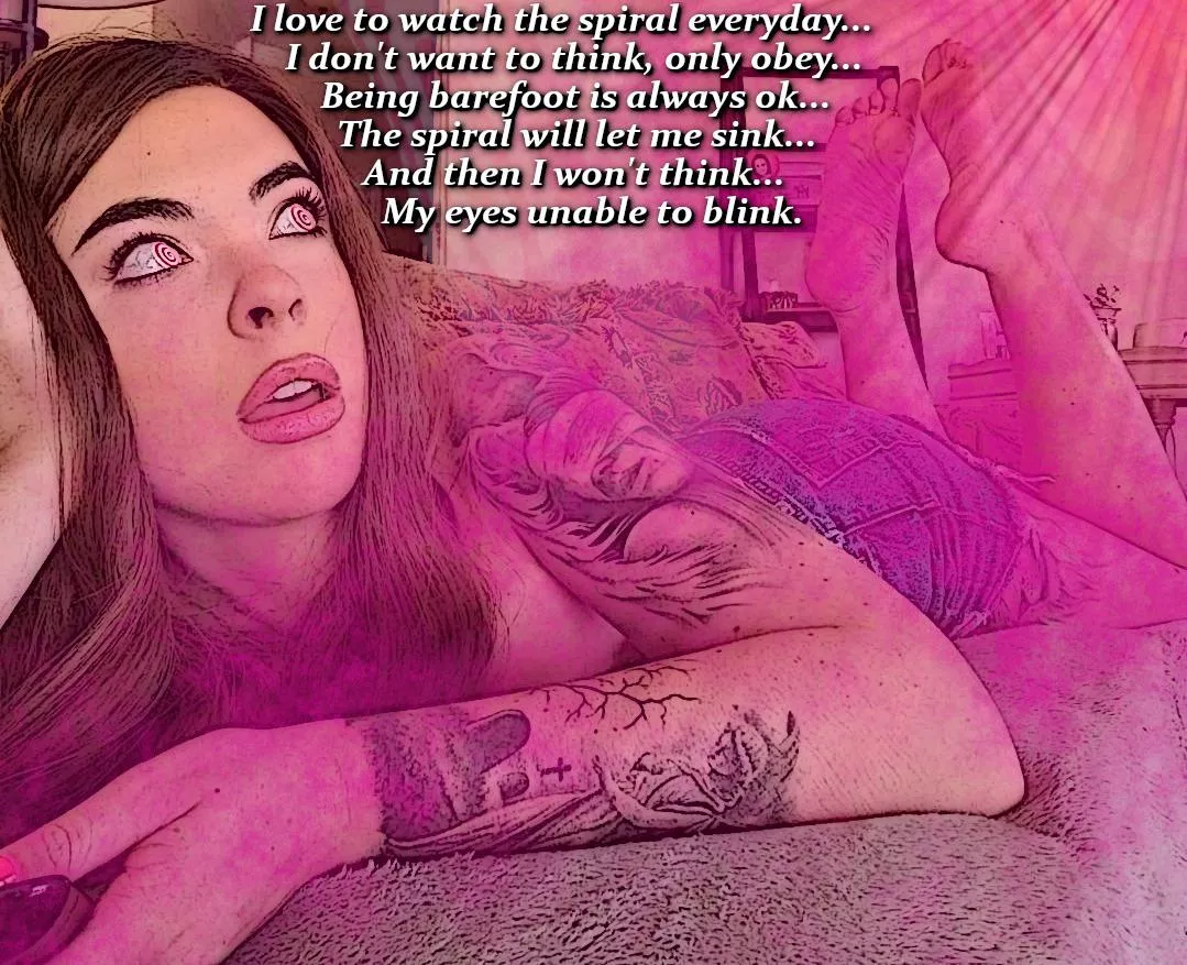 “Being barefoot is always ok” posted by SissyBimboClown