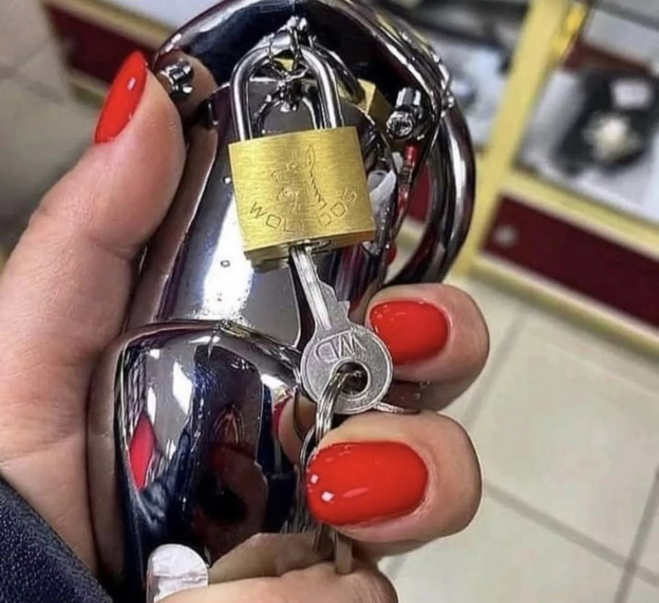 Being locked in chastity makes you feel better and get you more comfortable… posted by Goddess_katten874