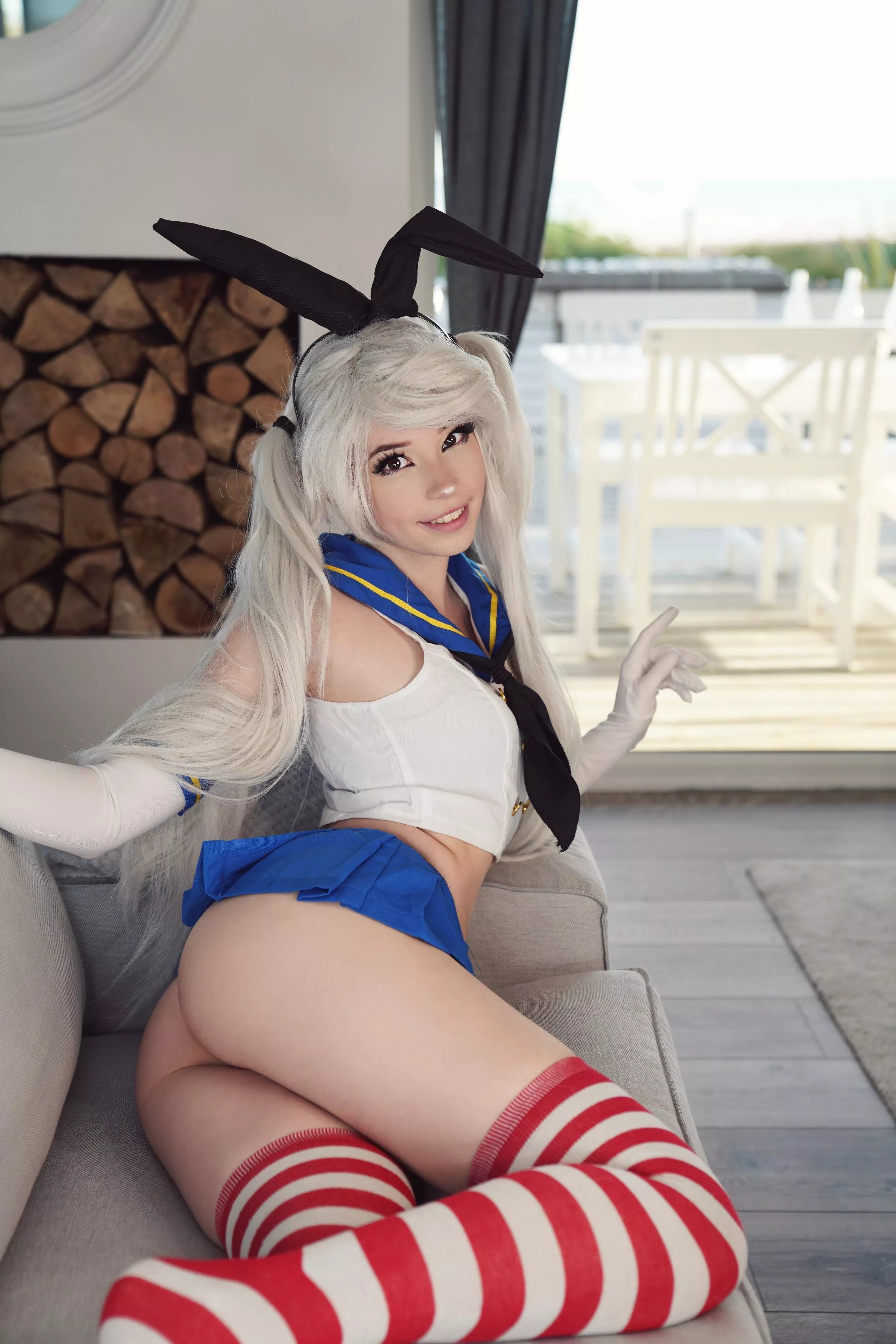 Belle Delphine Shimakaze cosplay posted by weebslayerr69