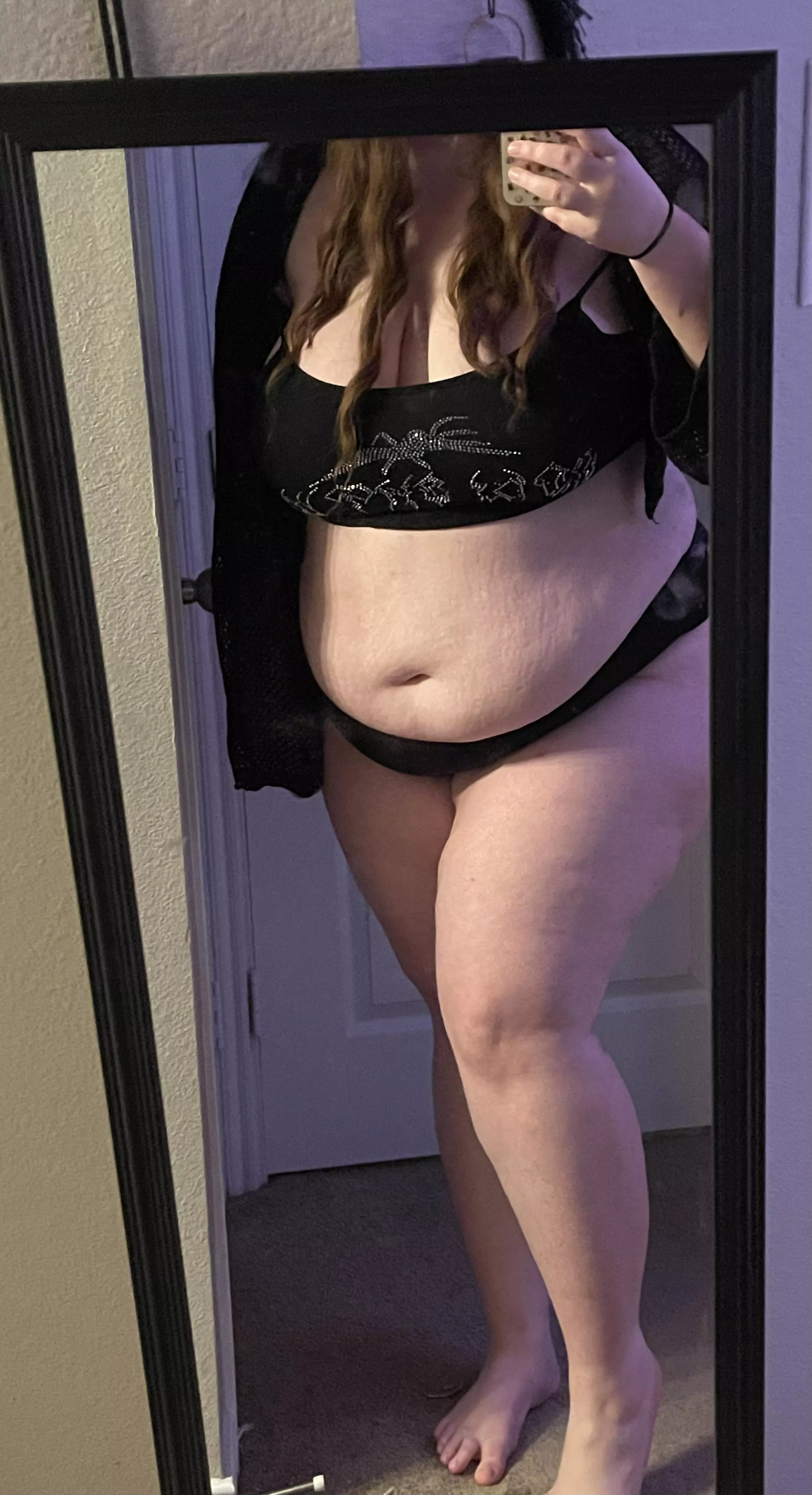 Belly is hanging over my undies ðŸ’– posted by Bbw4ngel