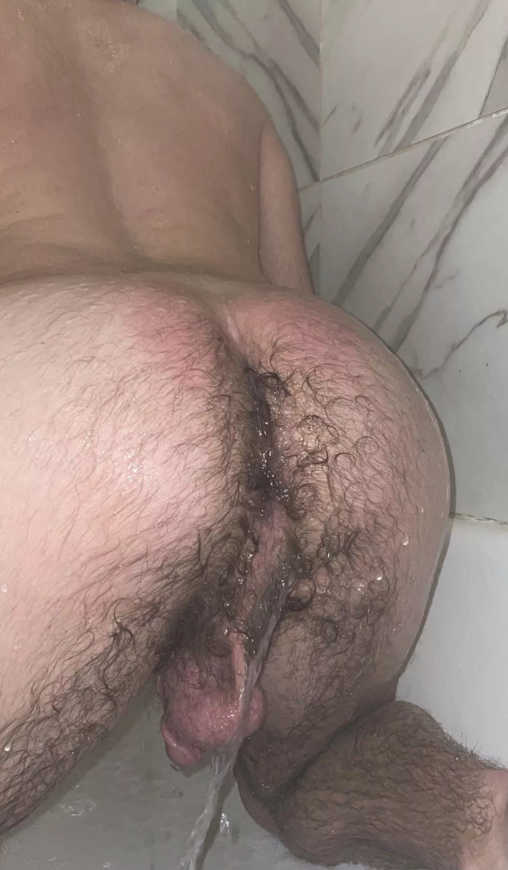 bent over in the shower for you ;) posted by yourfavoriteboy00