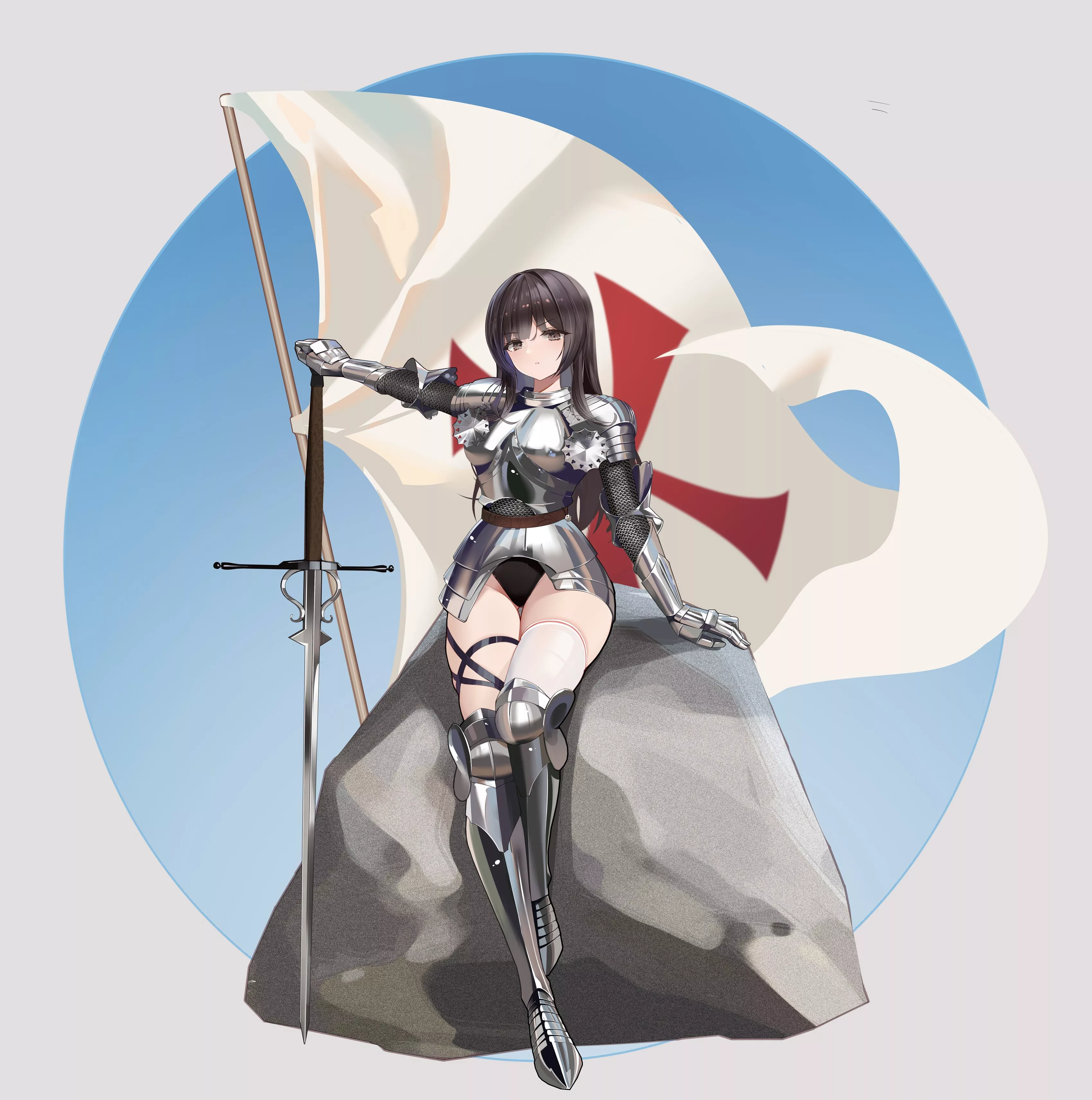 Bertha, First of Her Name Member Of The Knights Templar (Yuuraku Yuraku) [Original] posted by sequence_string