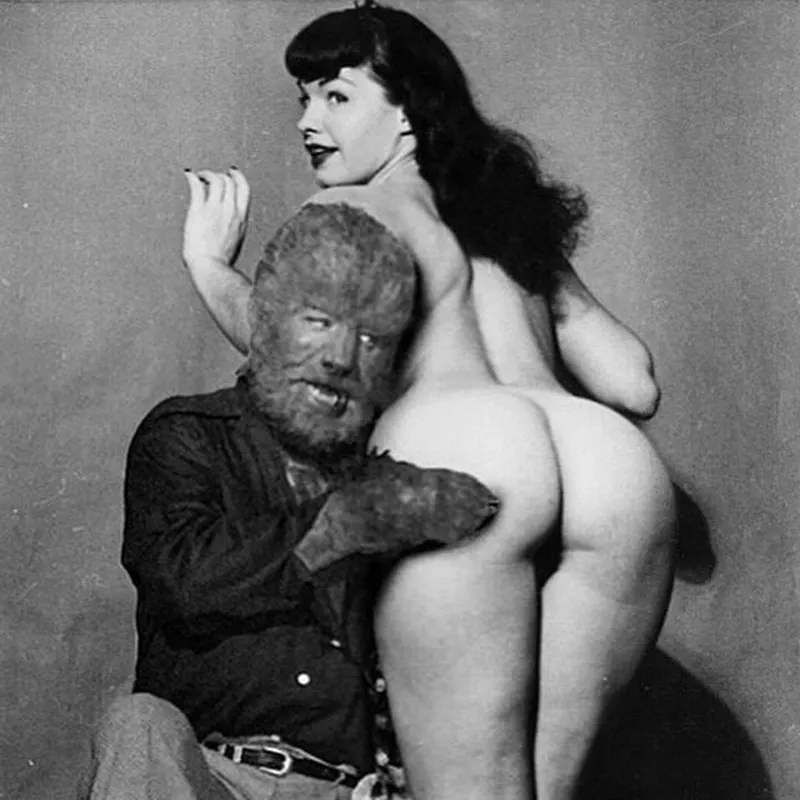 Betie and the Wolfman posted by OldAesthetics