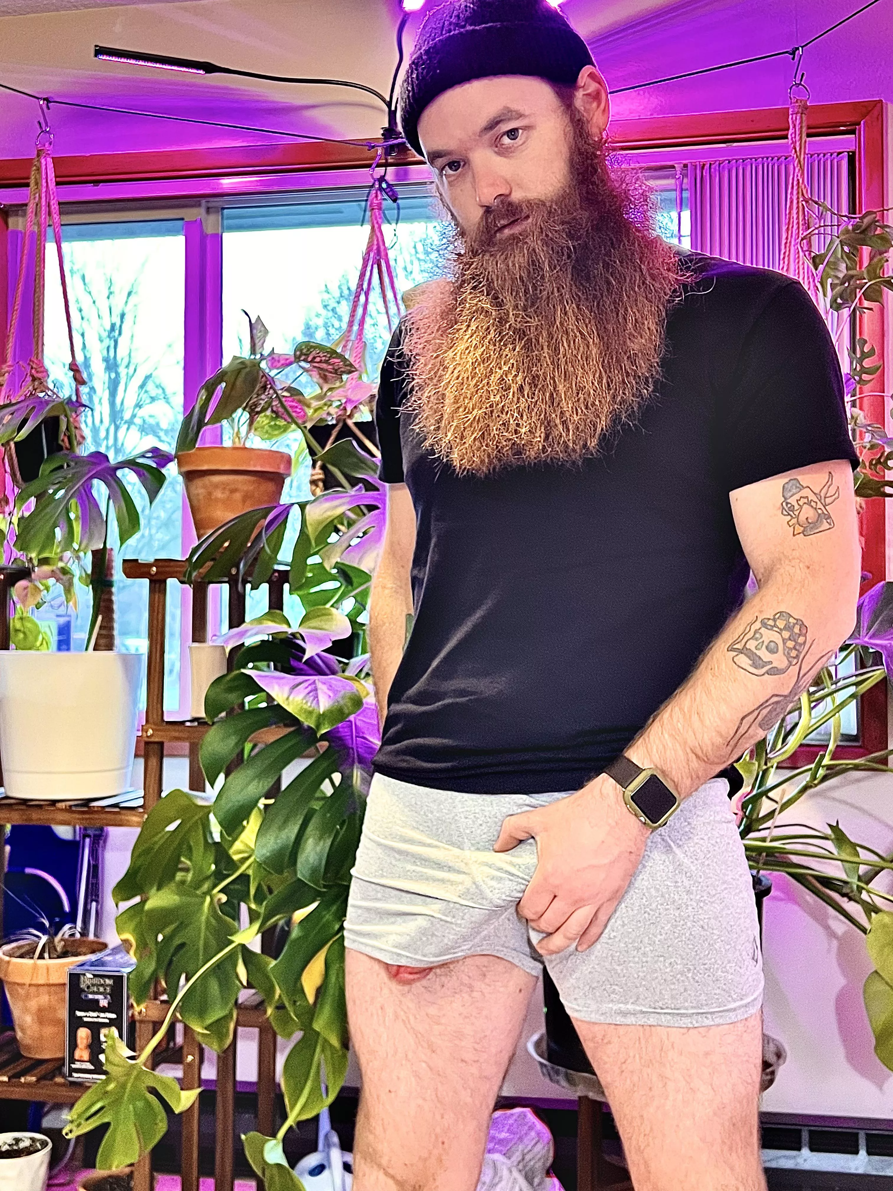 Big beard. Bigger plants. posted by -BEARDEDGINGER-