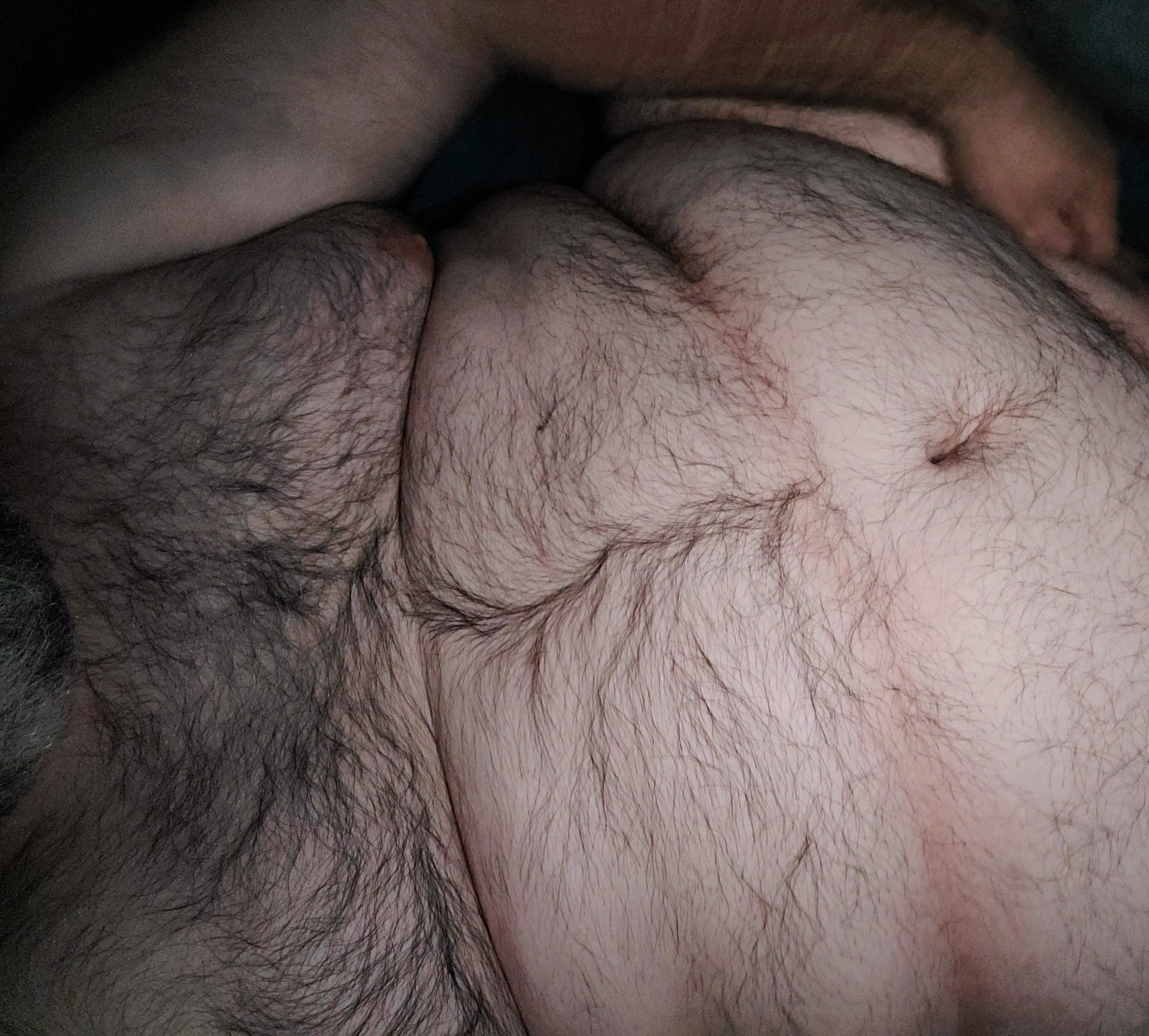 Big belly and hairy chest posted by SouthGAsucker