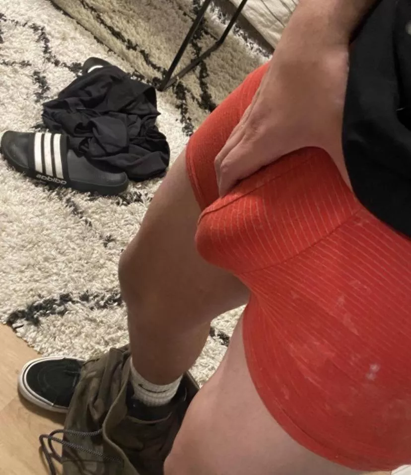 big cumstained bulge ;) posted by collegebriefs_420