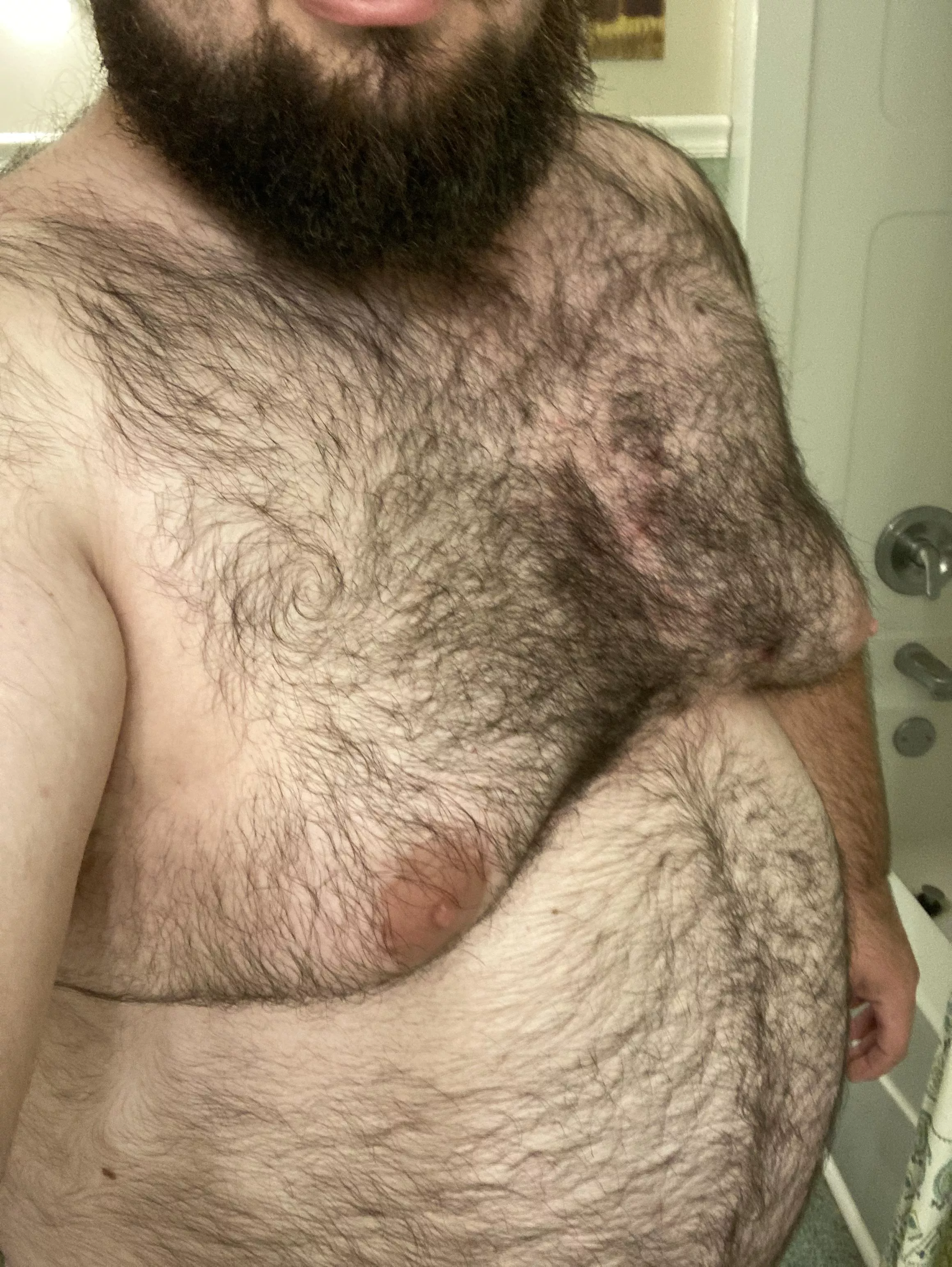 Big, Hairy, Bearded, not used to showing off muchâ€¦ Enjoy. posted by Sweet_tea991