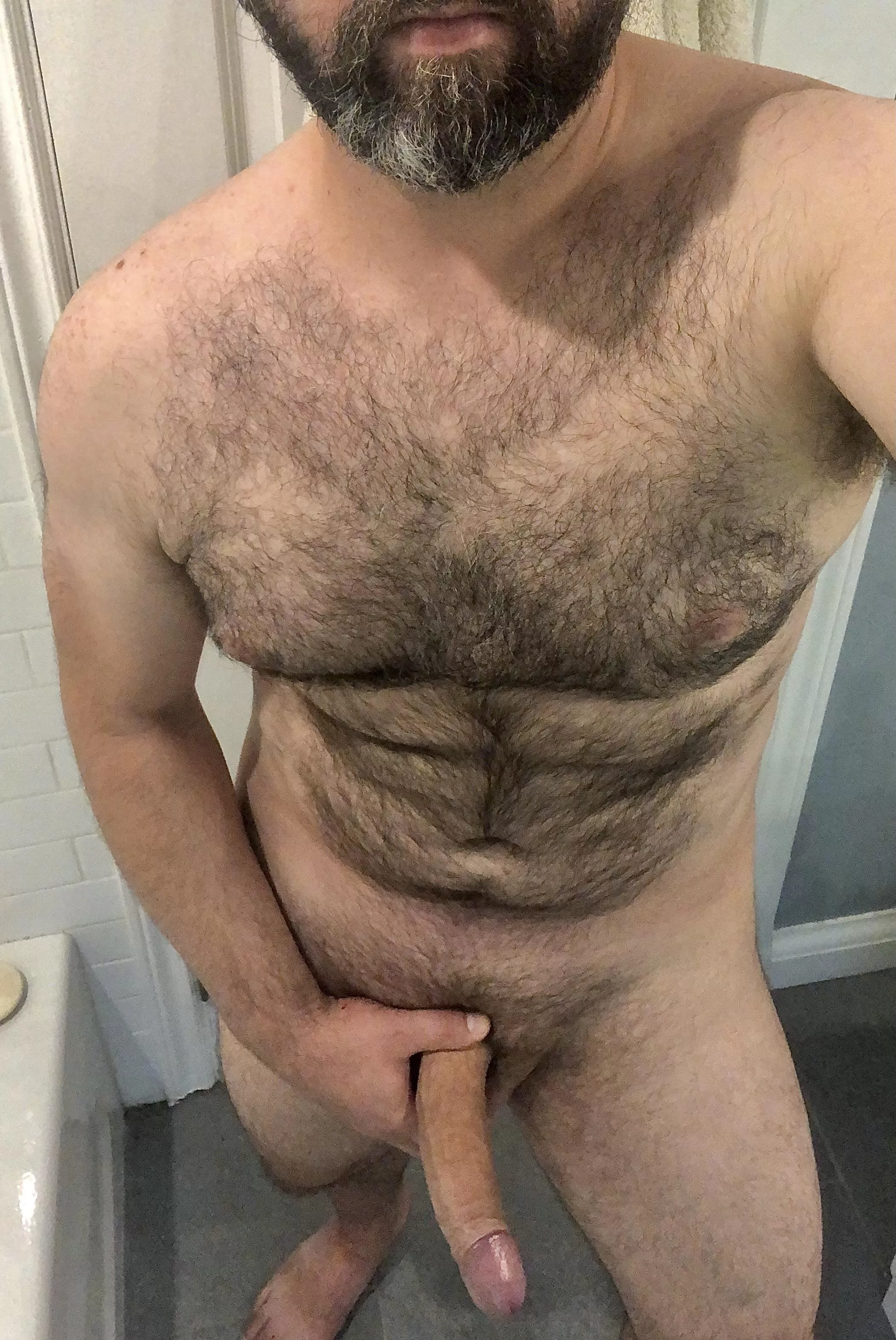 Big thick and furry, with a beard you can stroke and a boner I can bury. posted by OGNintendad