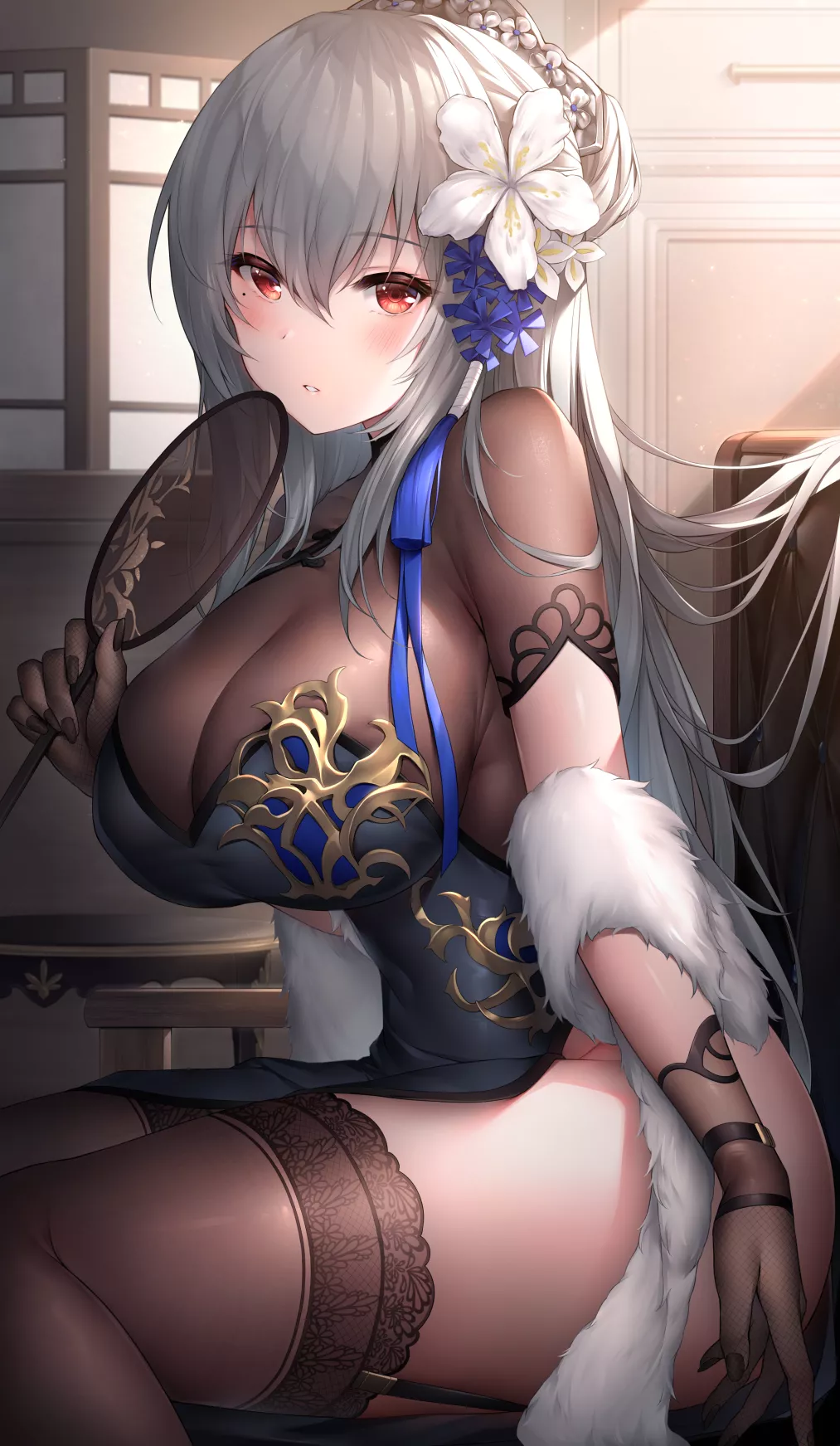 Big Titty French Girl (FFNF Saint Louis, Azur Lane, Iris Libre Faction) posted by Ras_Elclare