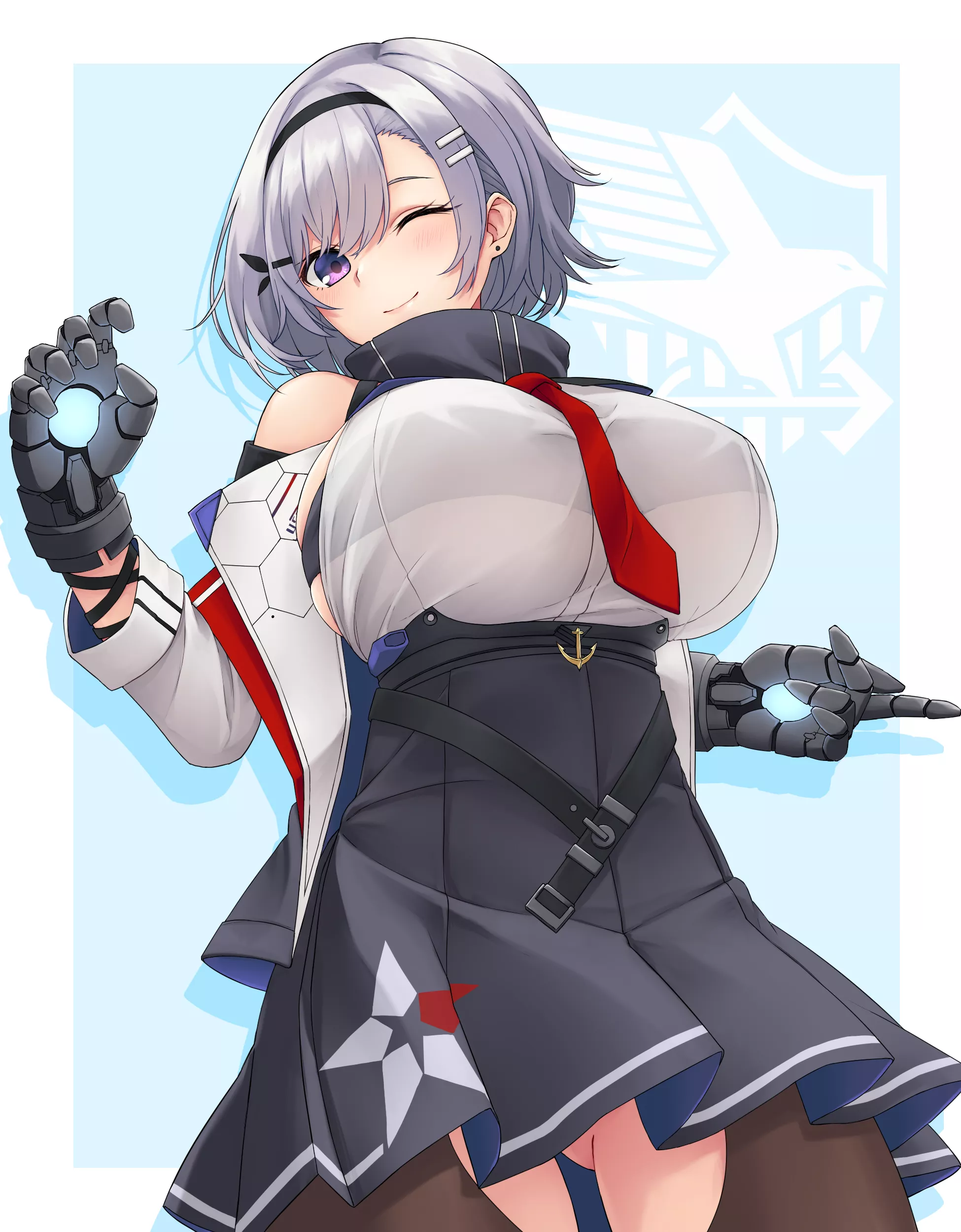 Big Titty Superhero (USS Reno, Azur Lane, Eagle Union Faction) posted by Key_Temperature_1845