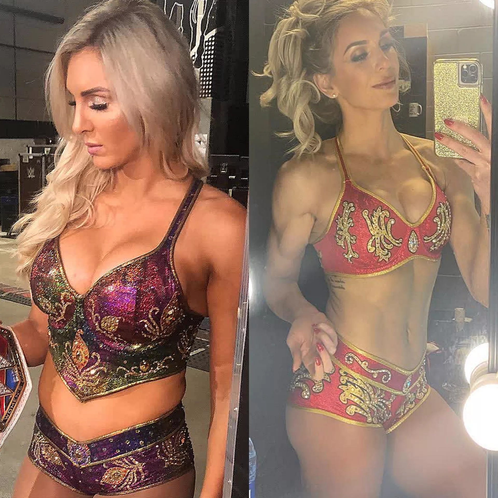 Big Titty vs. Small Titty Charlotte Flair | In gear posted by Status-Loss-91