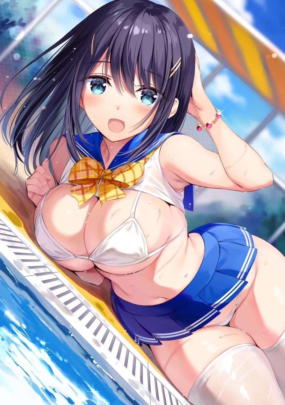 Bikini under sailorsuit posted by OtokonokoIdLike2Date