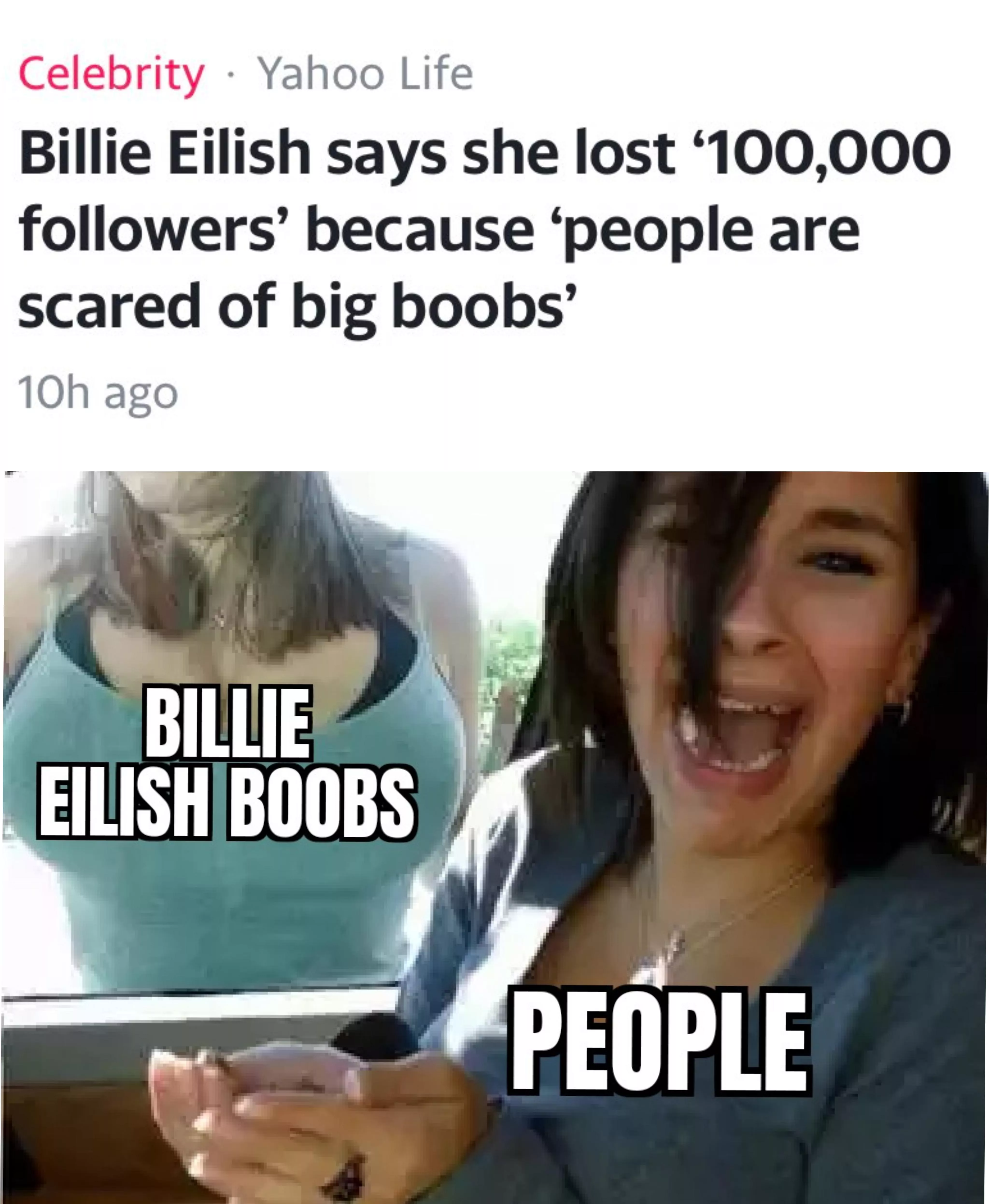 Billie Eilish might be kinda crazy posted by petedacook2