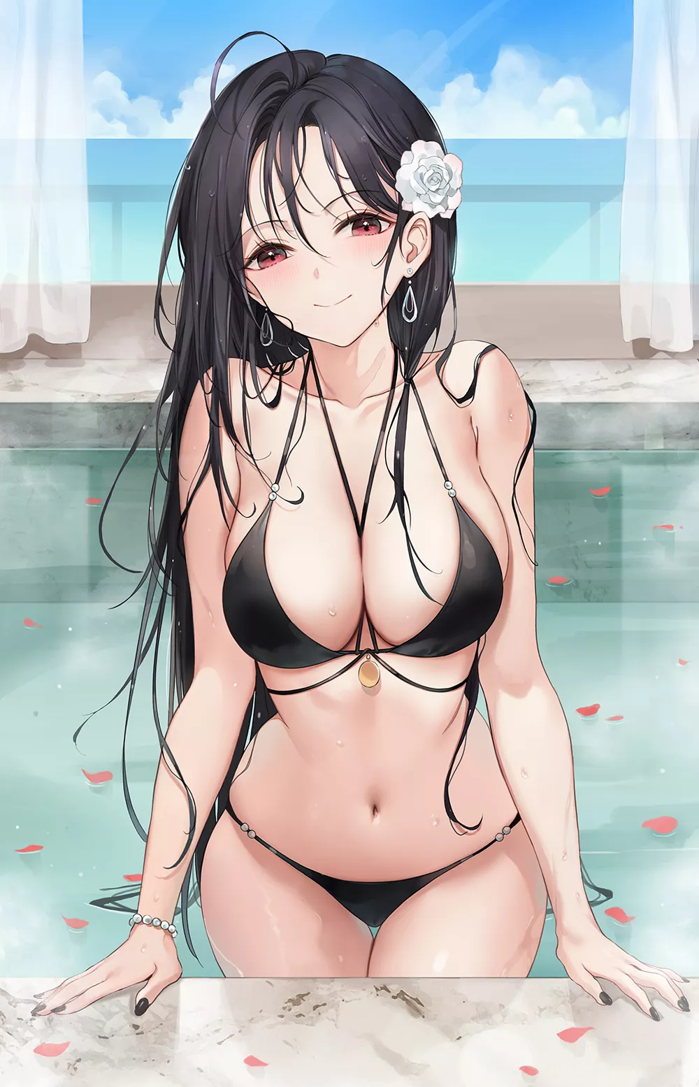 Black Bikini posted by LewdLevel