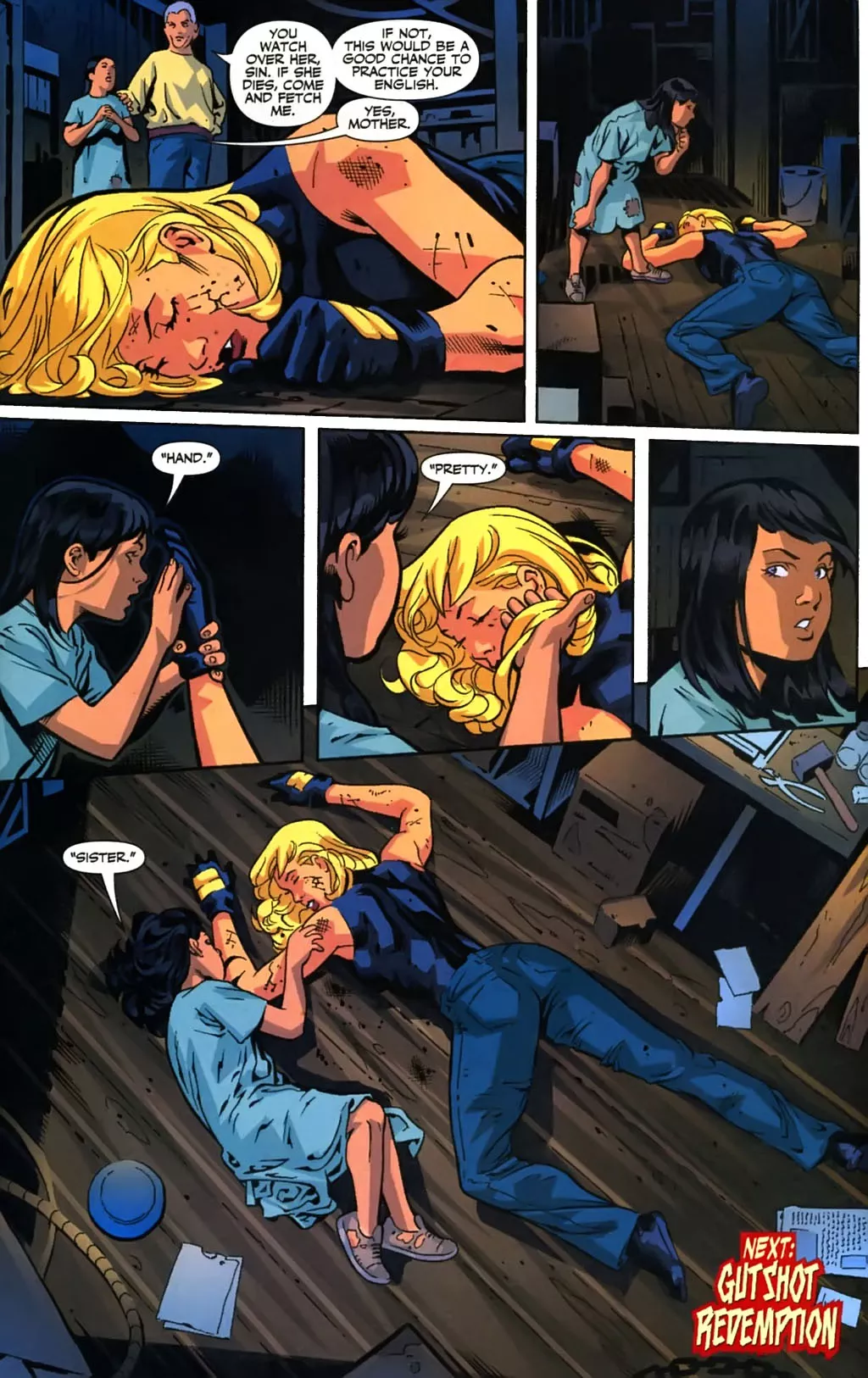 Black Canary knocked unconscious posted by itselectric124