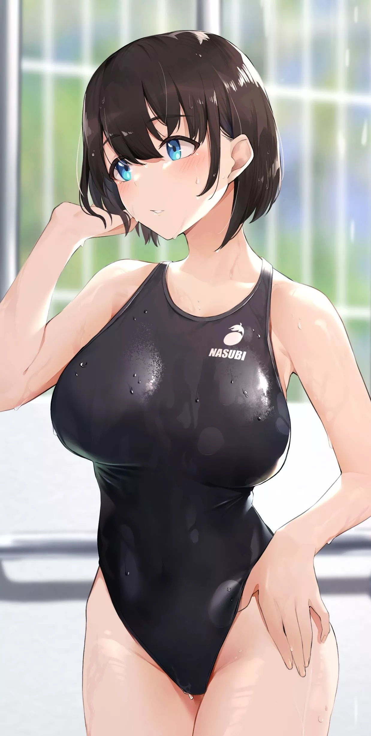 Black Competition Swimsuit posted by bruh123433