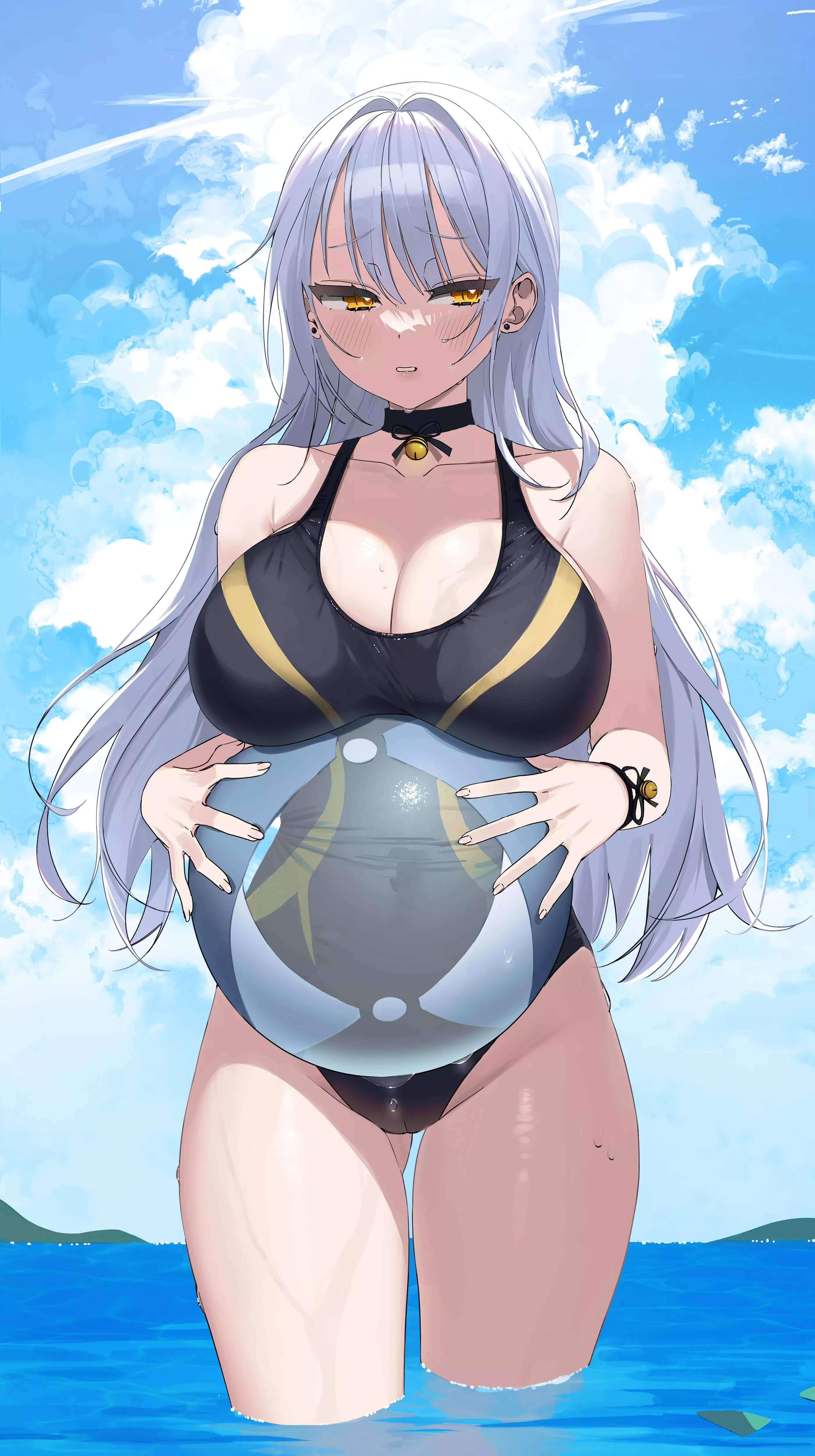 Black Competition Swimsuit [Original] posted by CheetahSperm18