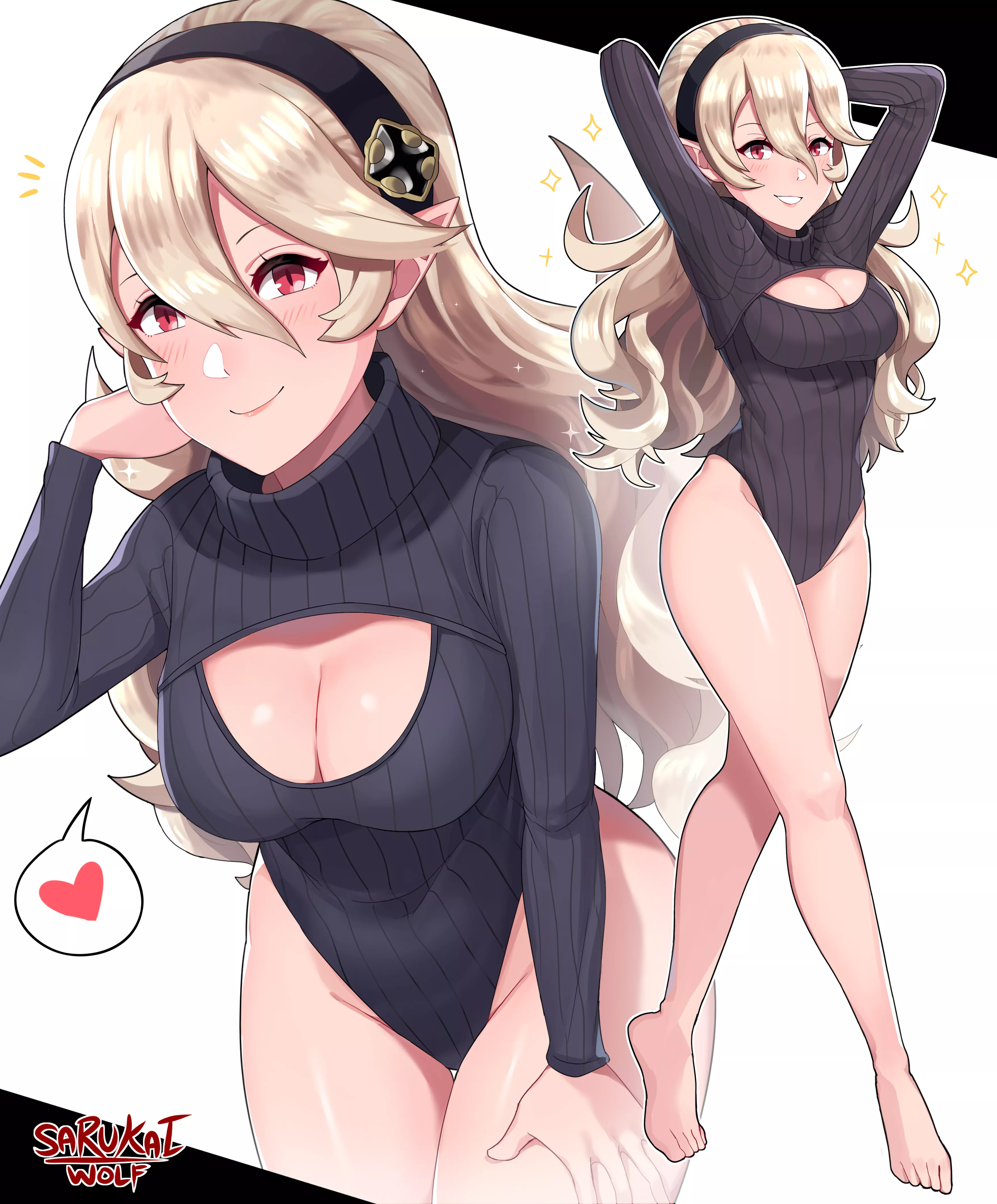 Black Leotard Sweater posted by Nodden1171