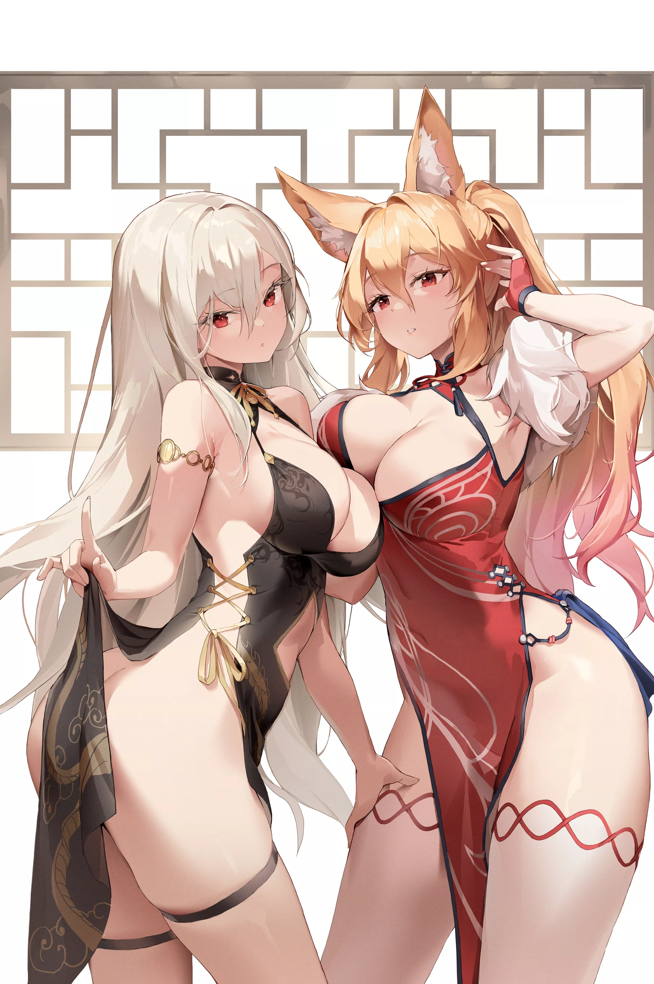 Black & Red Dresses [Original] posted by CheetahSperm18