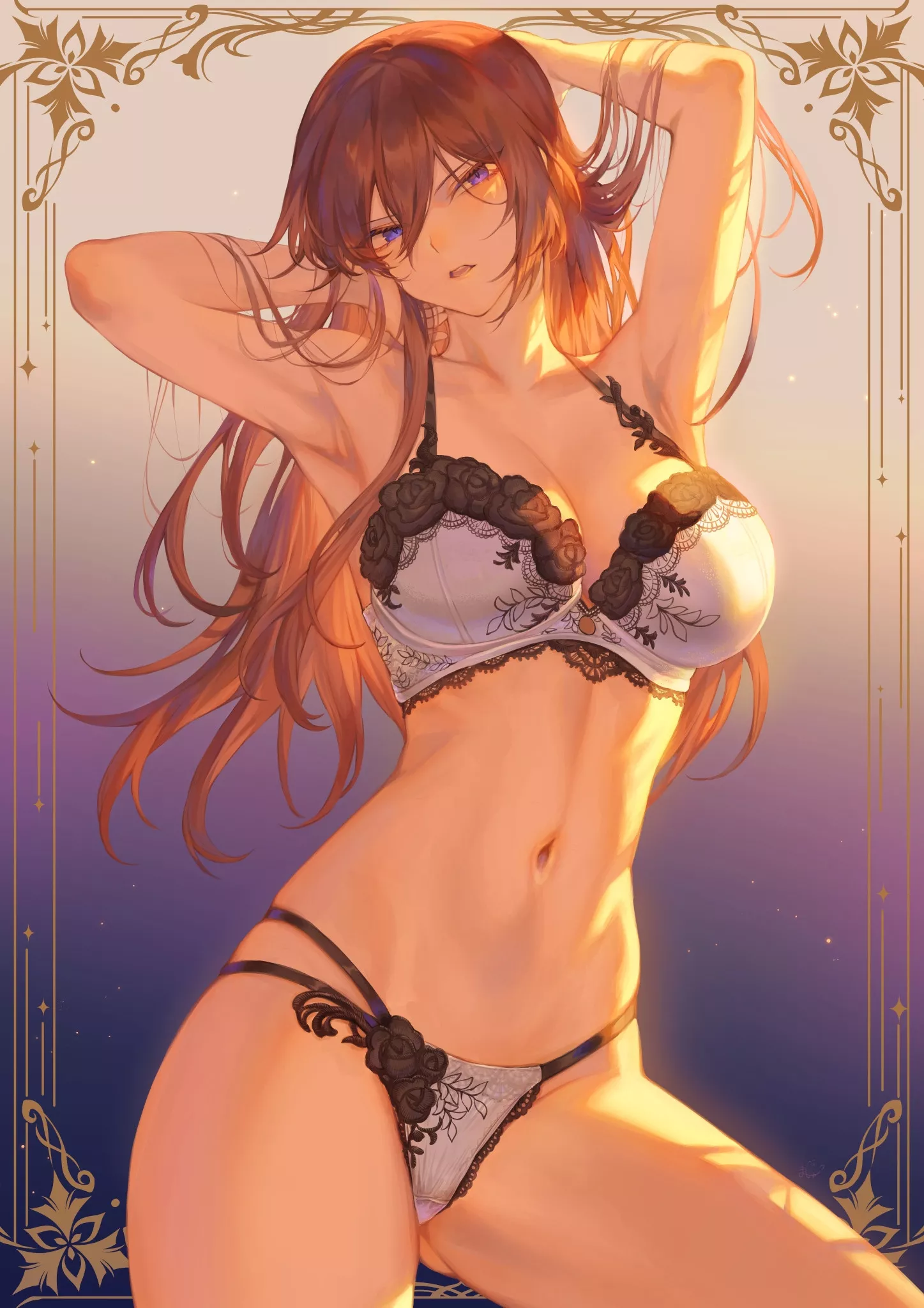 Black Rose Lingerie [Artist's Original] posted by CheetahSperm18