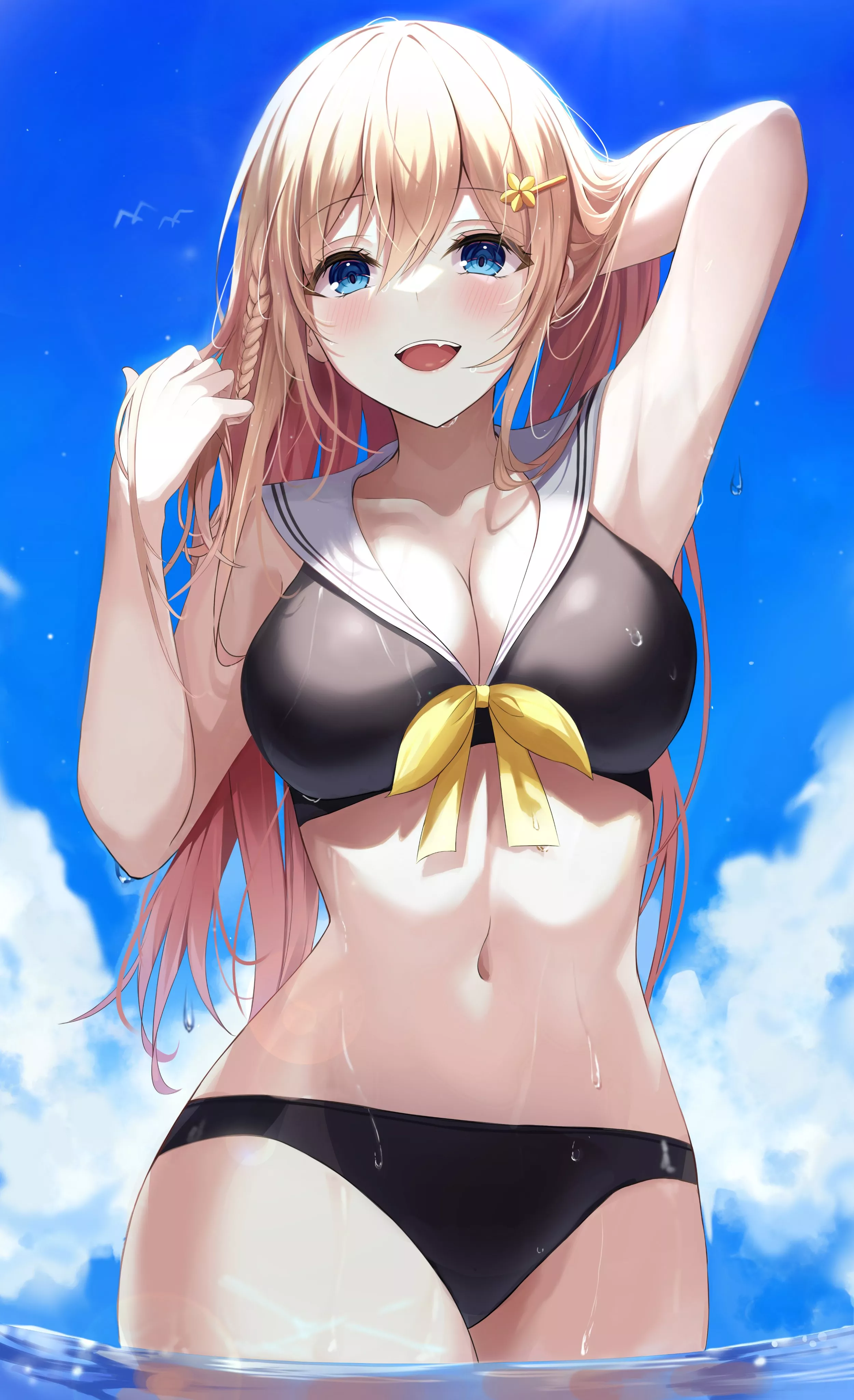 Black Sailor Swimsuit [Original] posted by CheetahSperm18