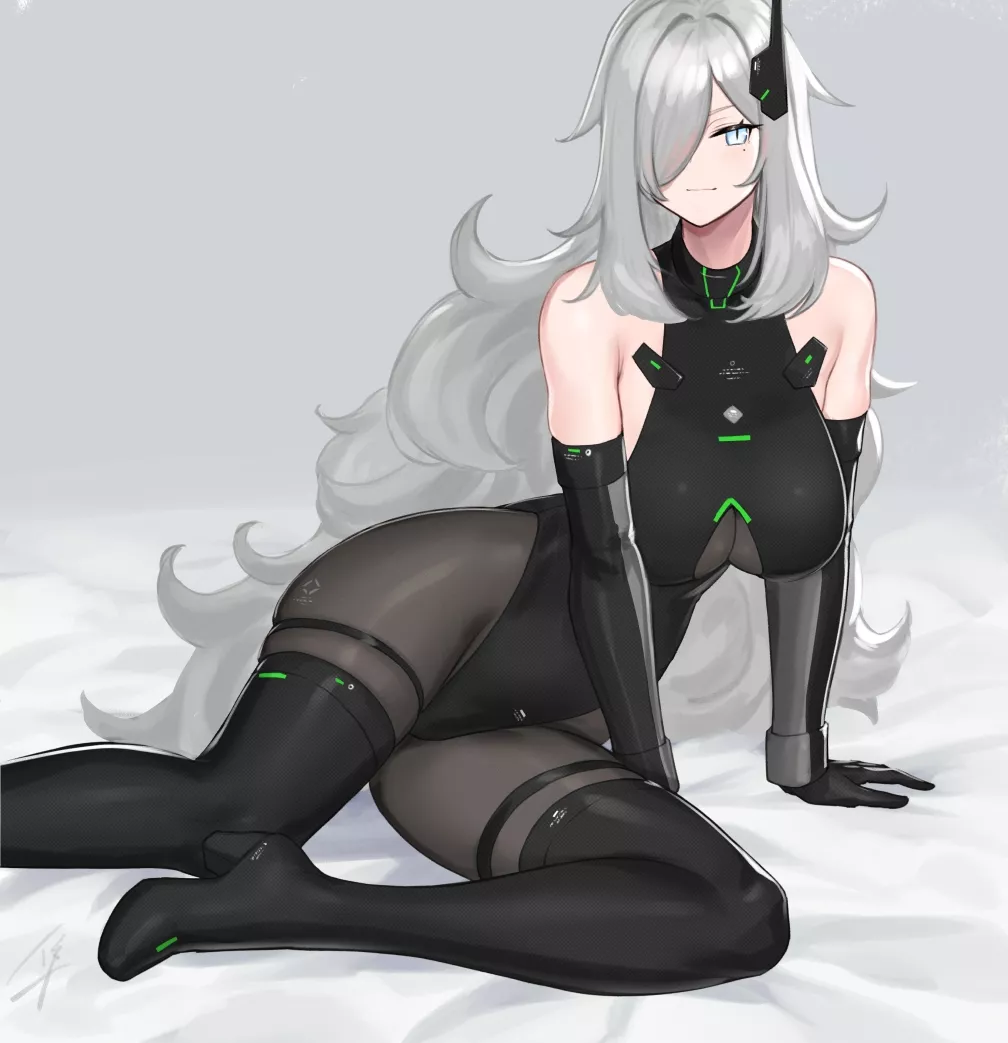 Black/Green Bodysuit [Original] posted by CheetahSperm18