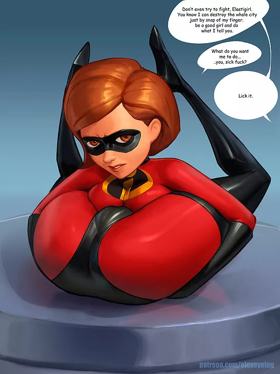 Blackmailing Elastigirl (Olexey Oleg) posted by myfriendscantknow