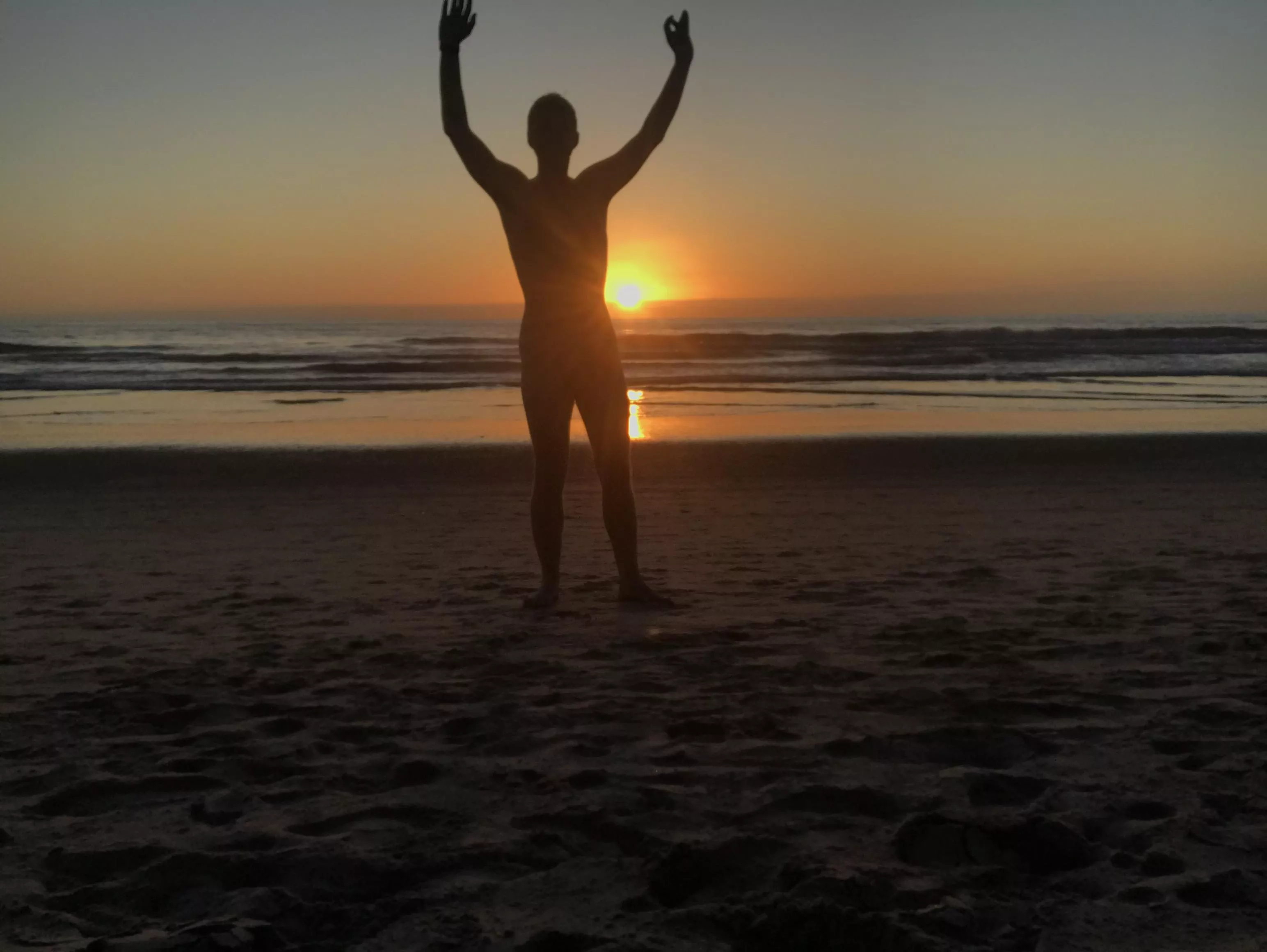 Blacks beach sunset! posted by naturistbichoice