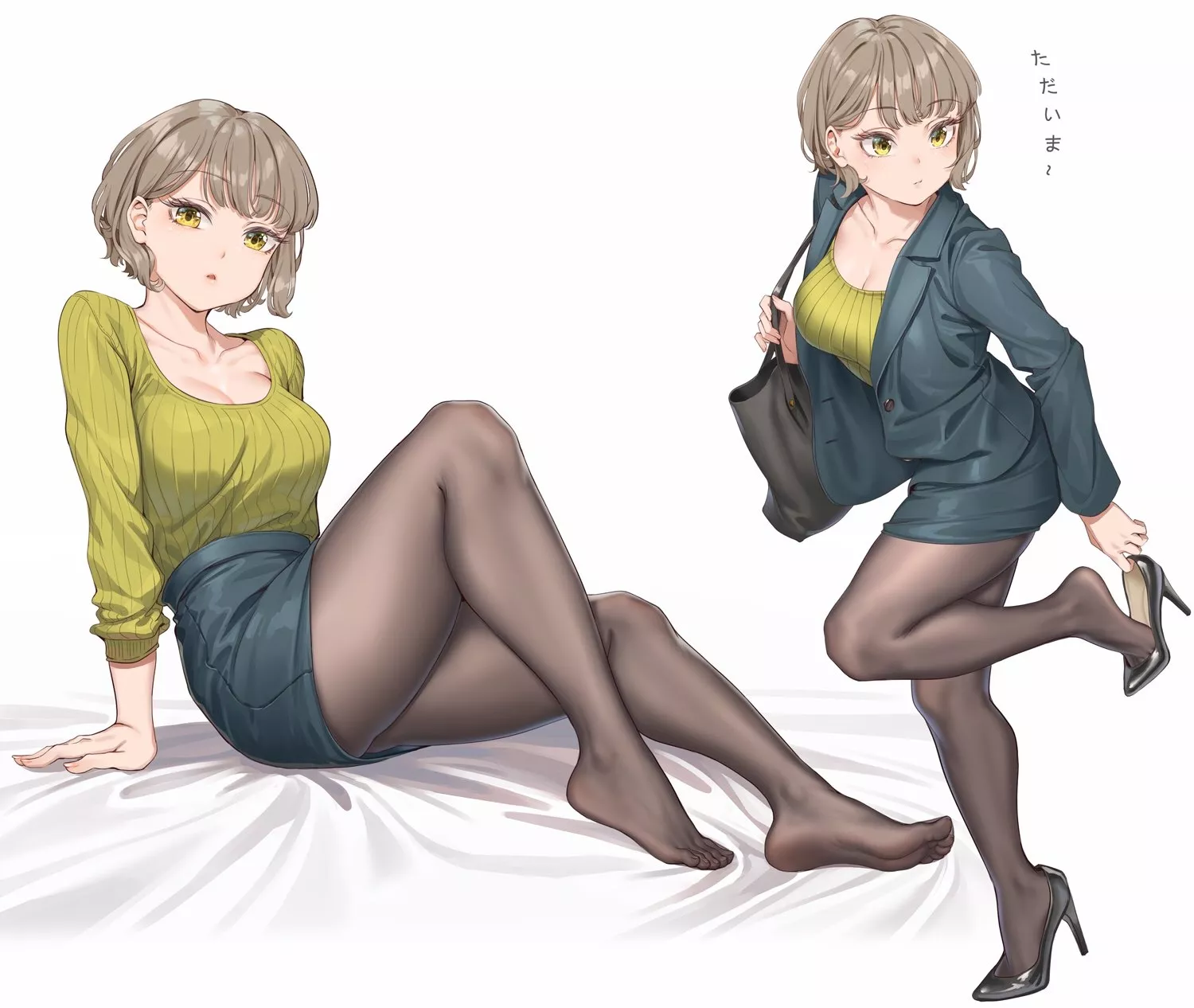 Blazer & Tights [Original] posted by CheetahSperm18