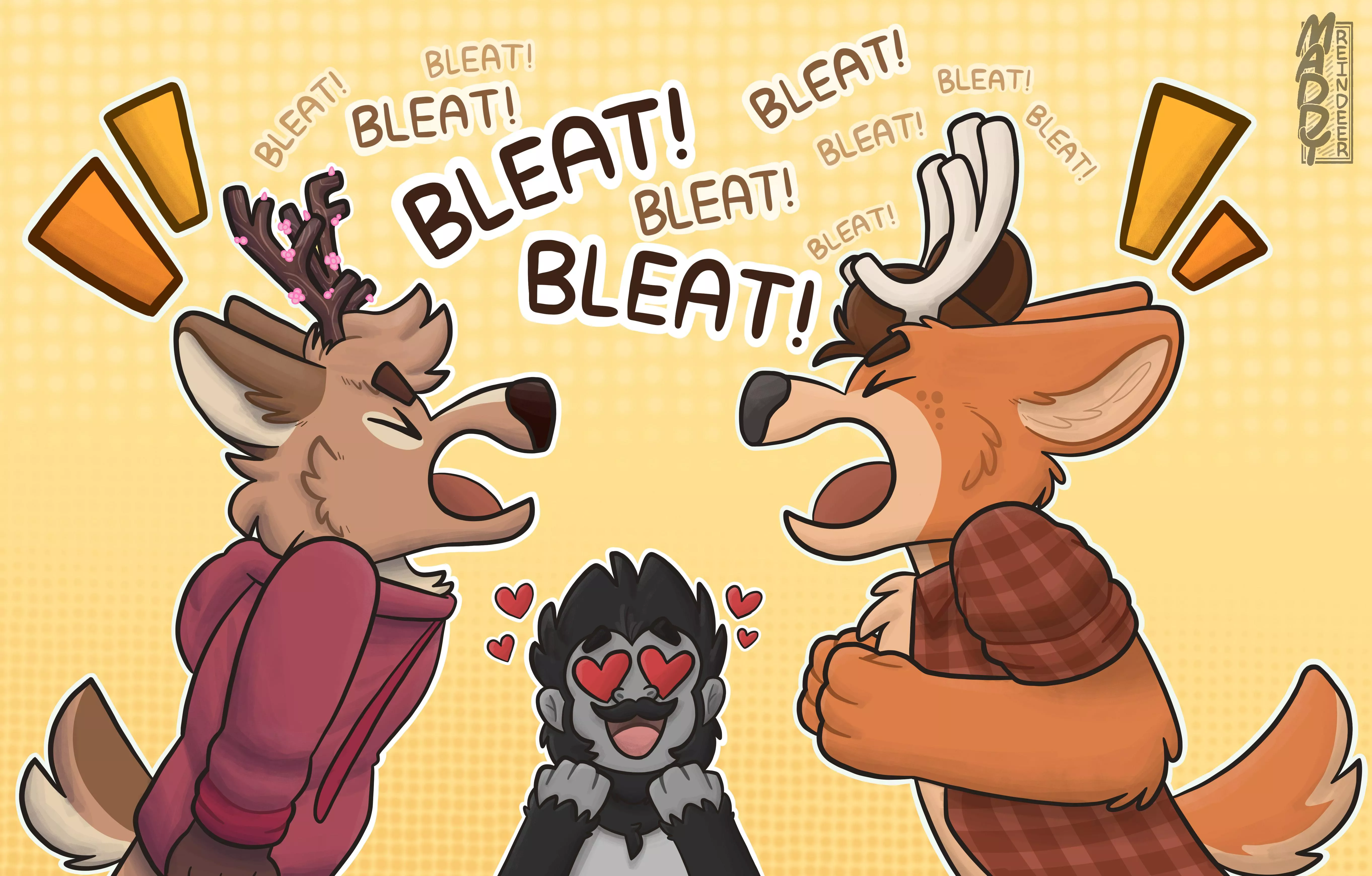 Bleat Off!!! (Art by me) posted by MaddyReindeer