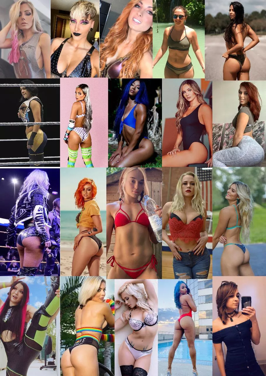 Blessed with the amount of sexy women in wrestling there are posted by MegaMan2210