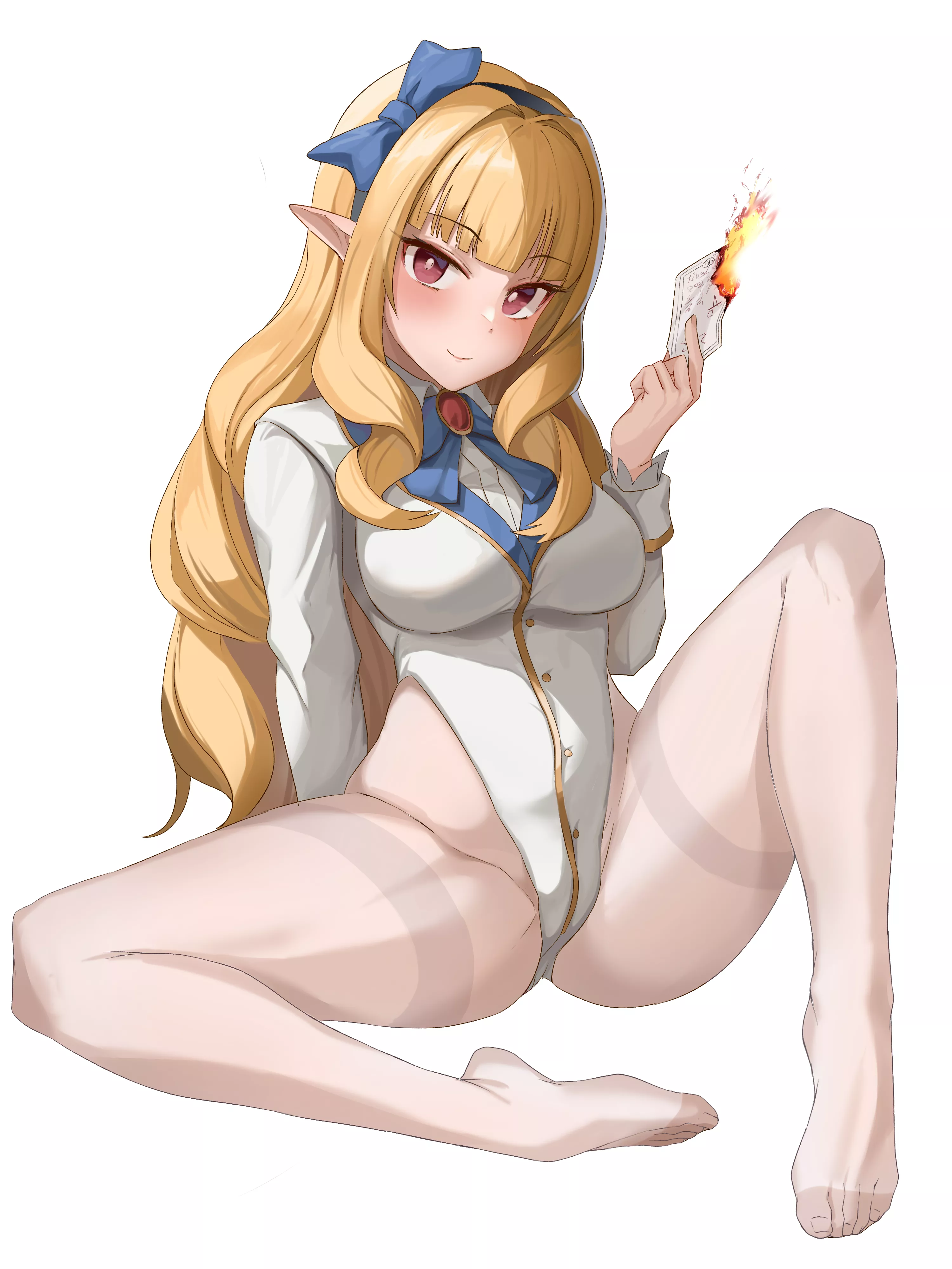 Blonde Elf Leotard And Pantyhose Burn After Reading (Pharamacom) [Original] posted by sequence_string