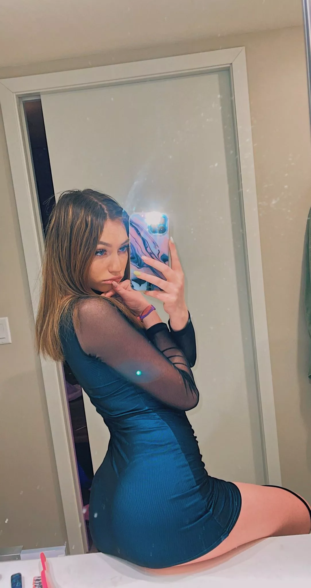 Blue Dress posted by skirtloverx