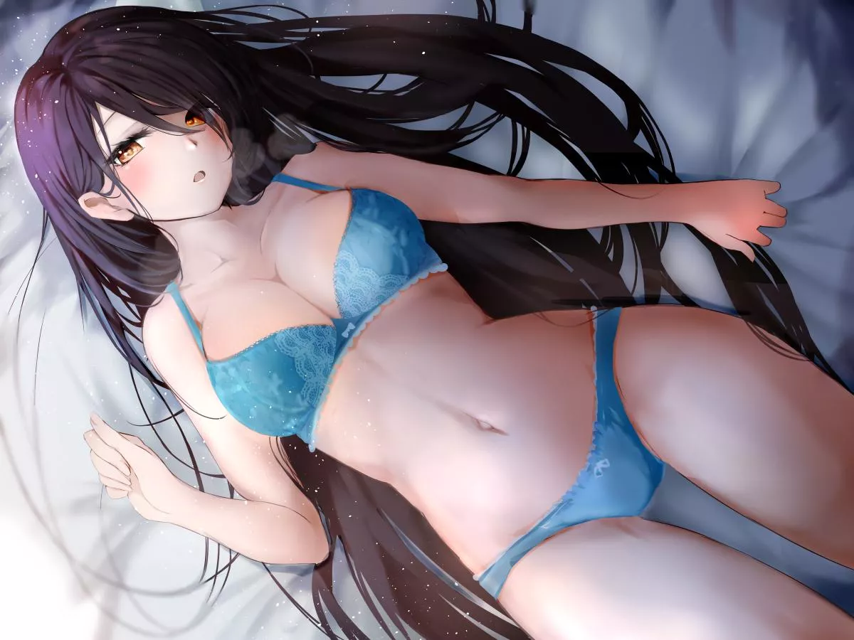 Blue Lingerie [Original] posted by ArcticPlush11