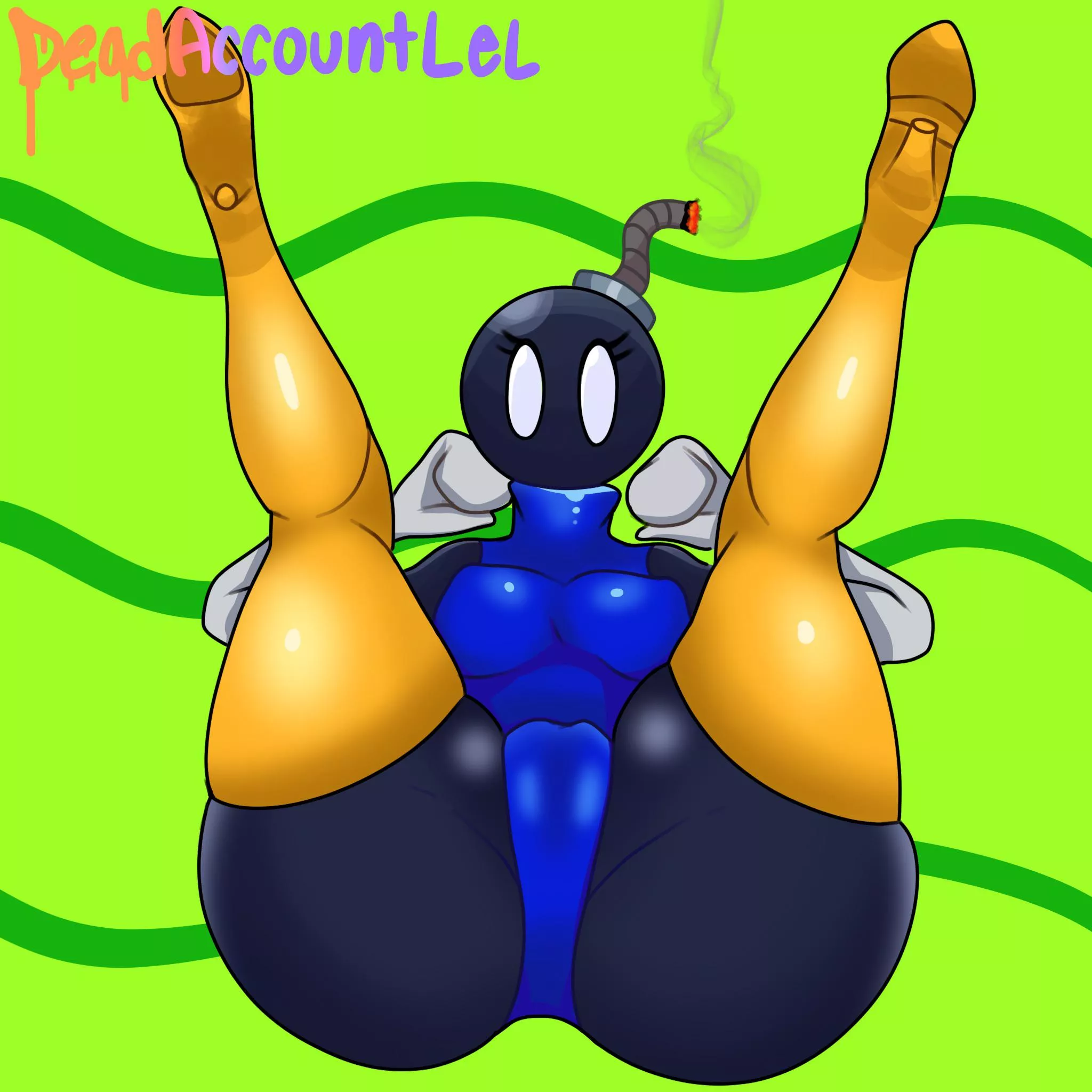 Bob-omb lady from wyerframeZ on Twitter cause why not posted by DeadAccountLoL