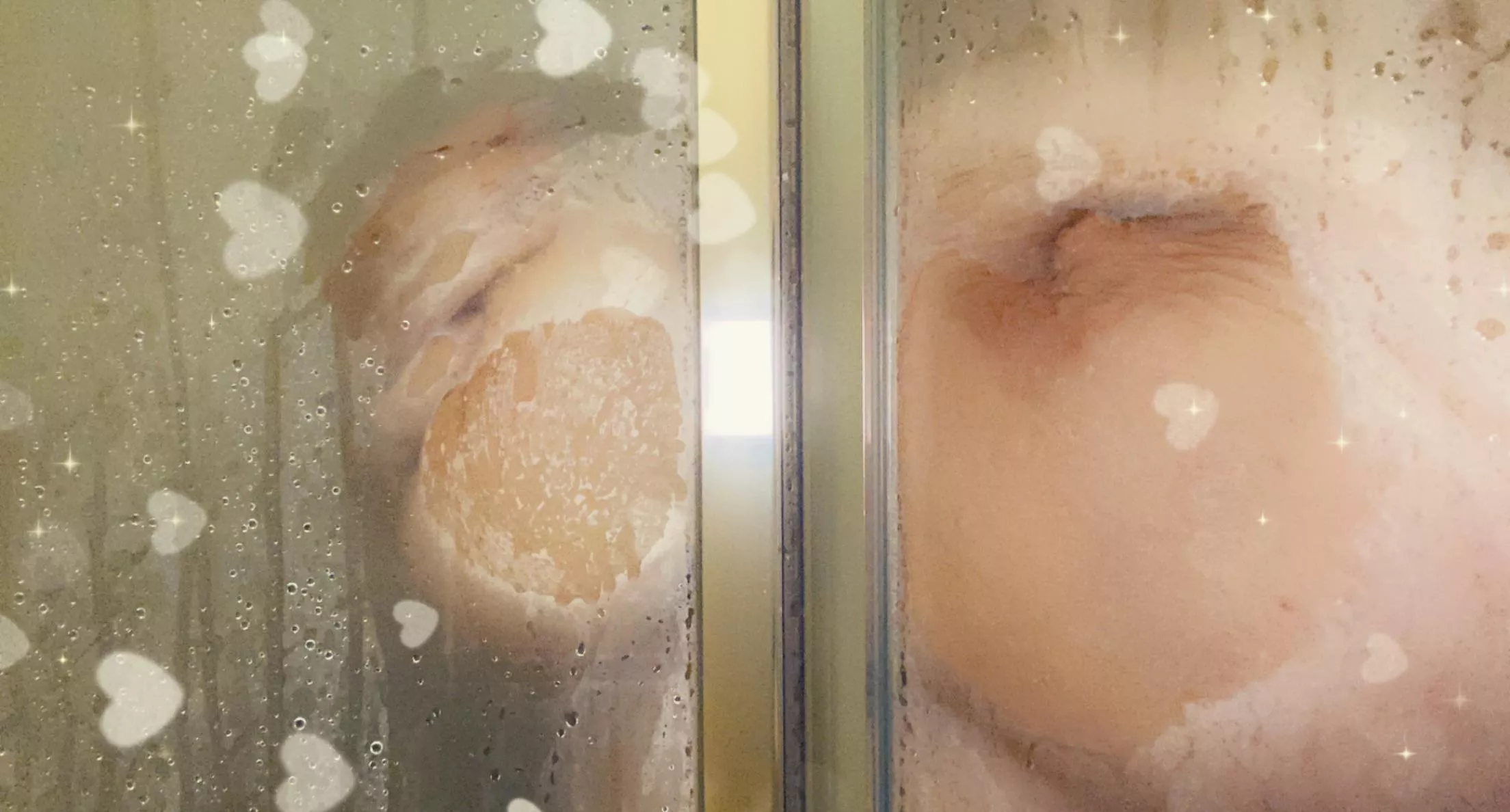 Boobs against the shower screen posted by Proud-Soft