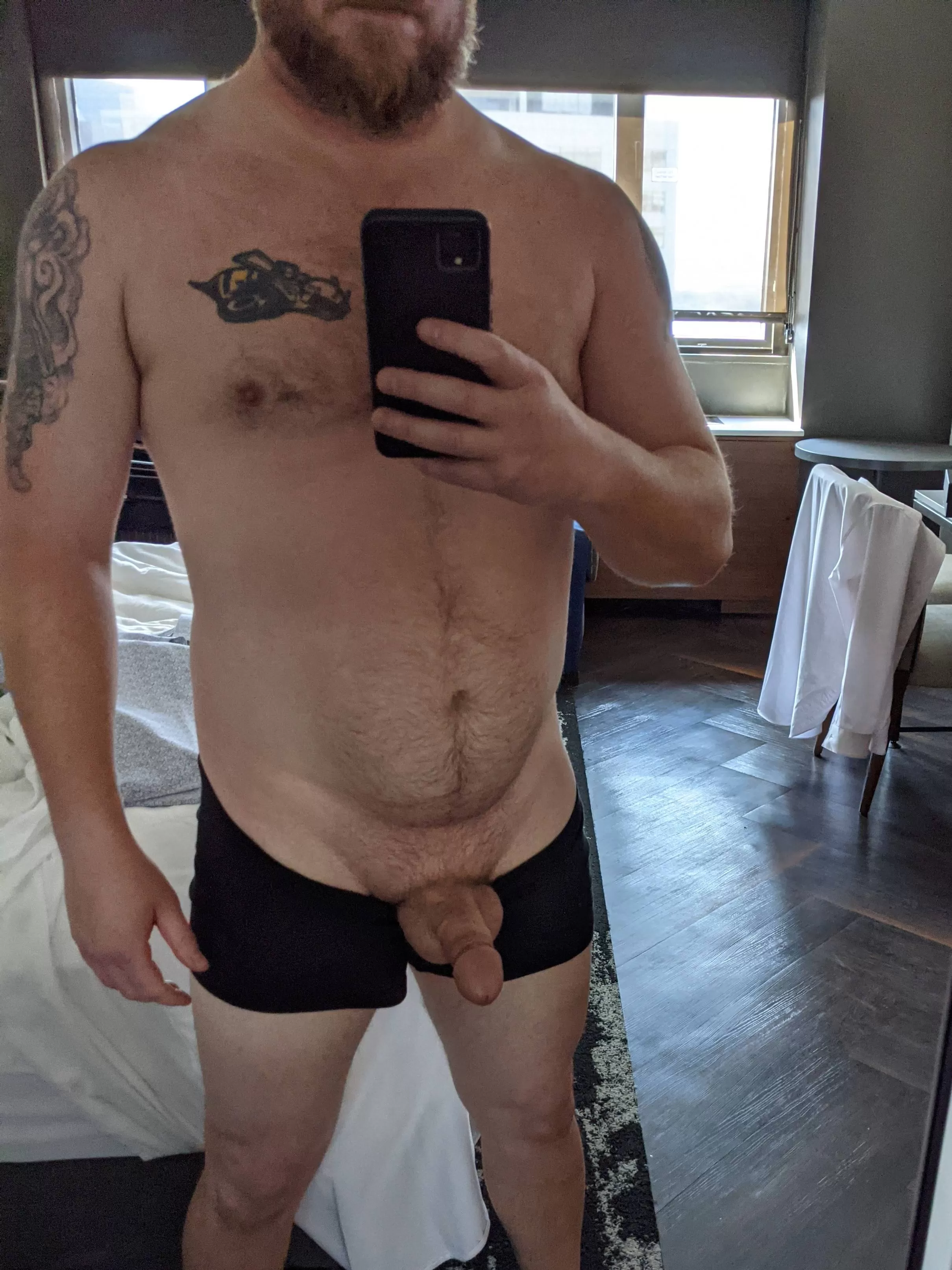 Bored in my hotel room on a hot day! posted by Beachbeard